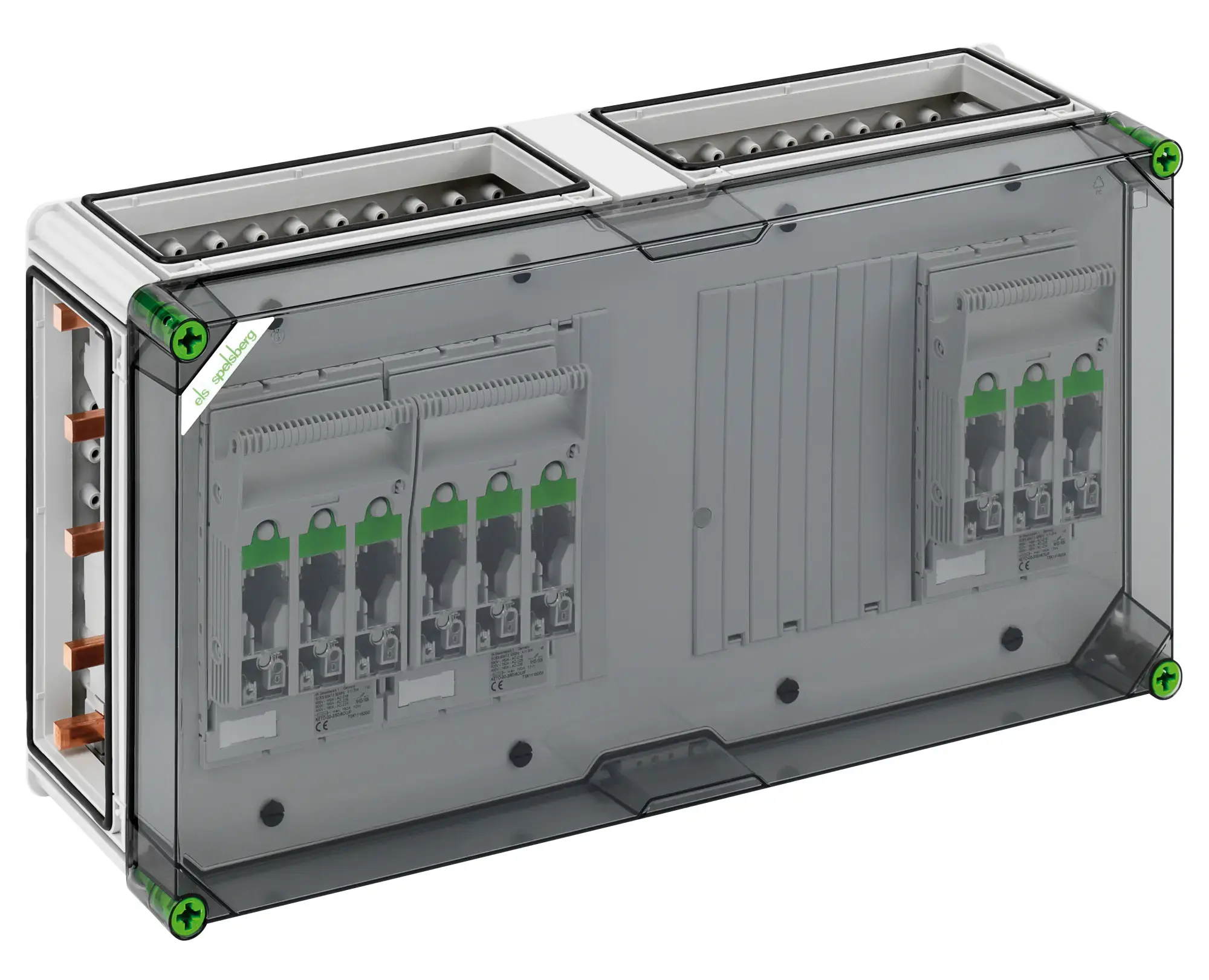 Spelsberg 04603586 NH fuse enclosure, Type of protection IP65, Impact strength IK08, Protection class II, Rated voltage 690V AC, Halogen free (img_001) Spelsberg 04603586 NH fuse enclosure, Type of protection IP65, Impact strength IK08, Protection class II, Rated voltage 690V AC, Halogen free (img_001)