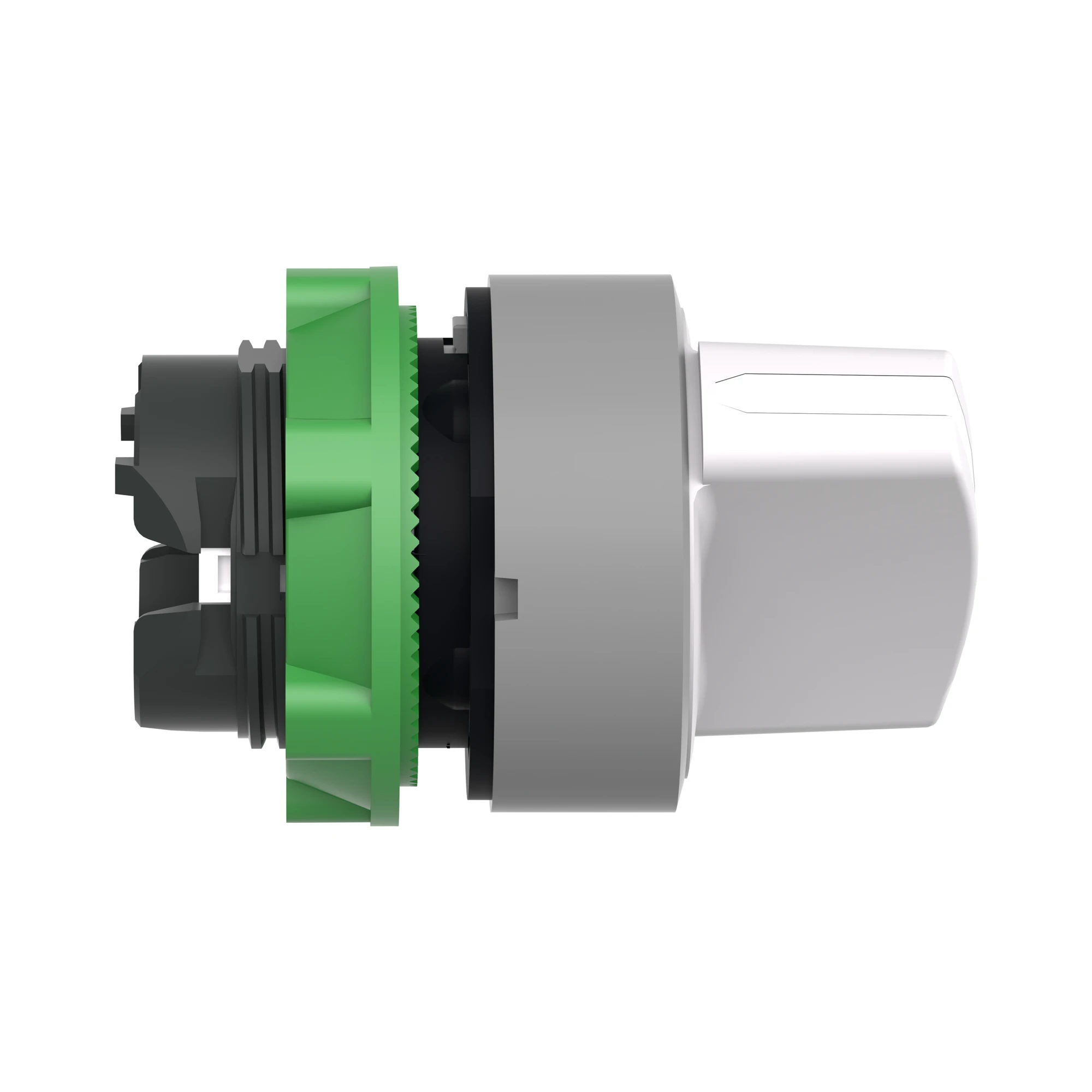 Schneider Electric ZB5AD401C0 Selector switch, front element, Harmony XB5, plastic, 22mm, light grey, white, 2 positions, momentary (img_003) Schneider Electric ZB5AD401C0 Selector switch, front element, Harmony XB5, plastic, 22mm, light grey, white, 2 positions, momentary (img_003)