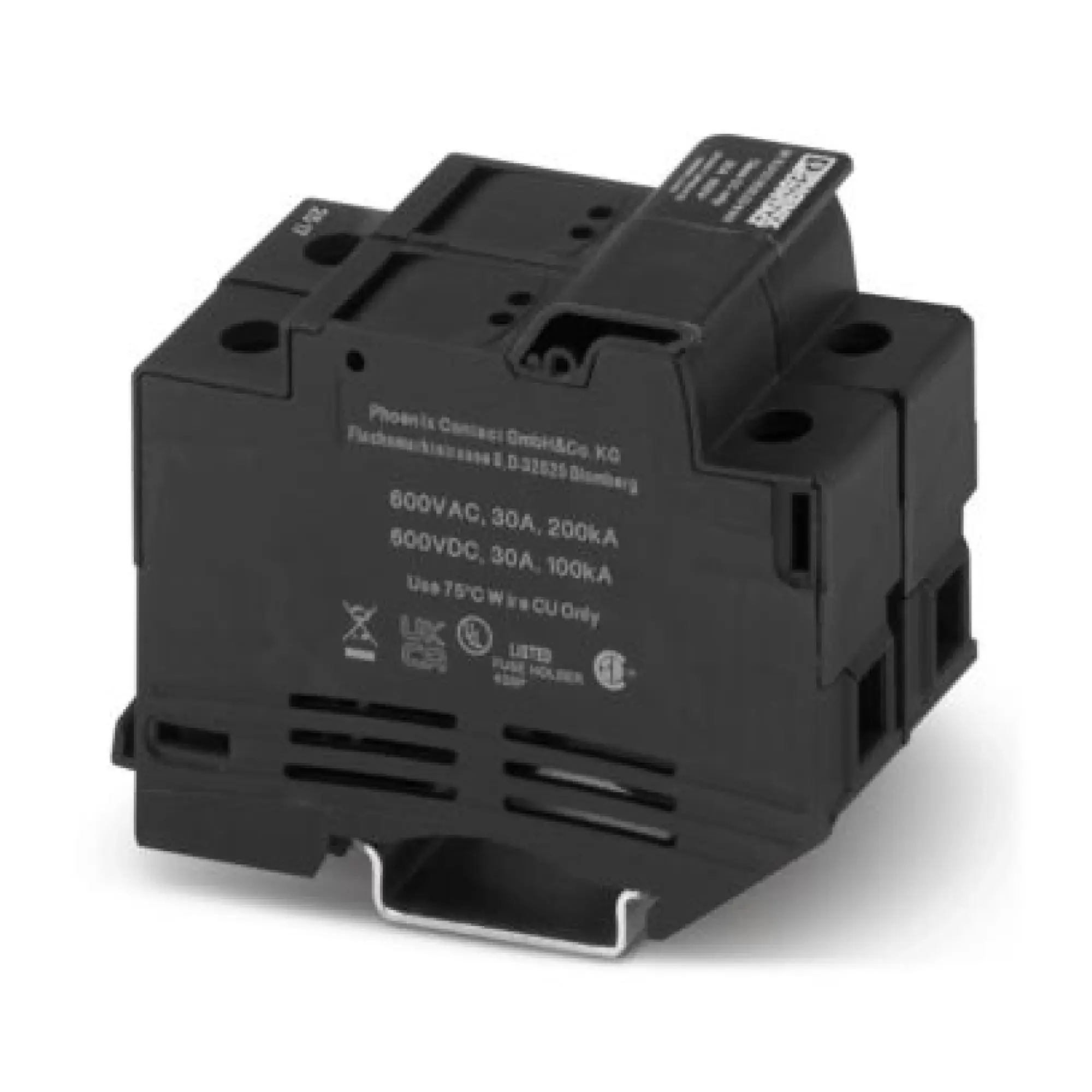 Phoenix Contact 3048629 Fuse holder UK 10,3-CC HESILED N 600 2POL (img_001)