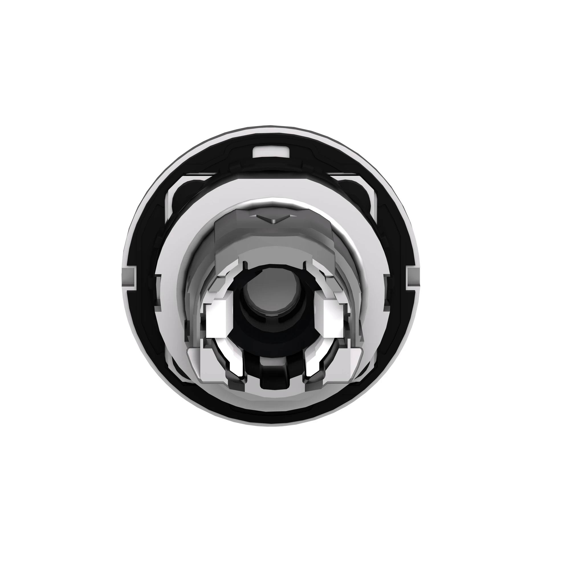 Schneider Electric ZB4FK1343 Illuminated Selector Switch, Front Element, Harmony XB4F, Metal, 30mm, Red, for Universal LED, 3 Positions, Latching (img_002)