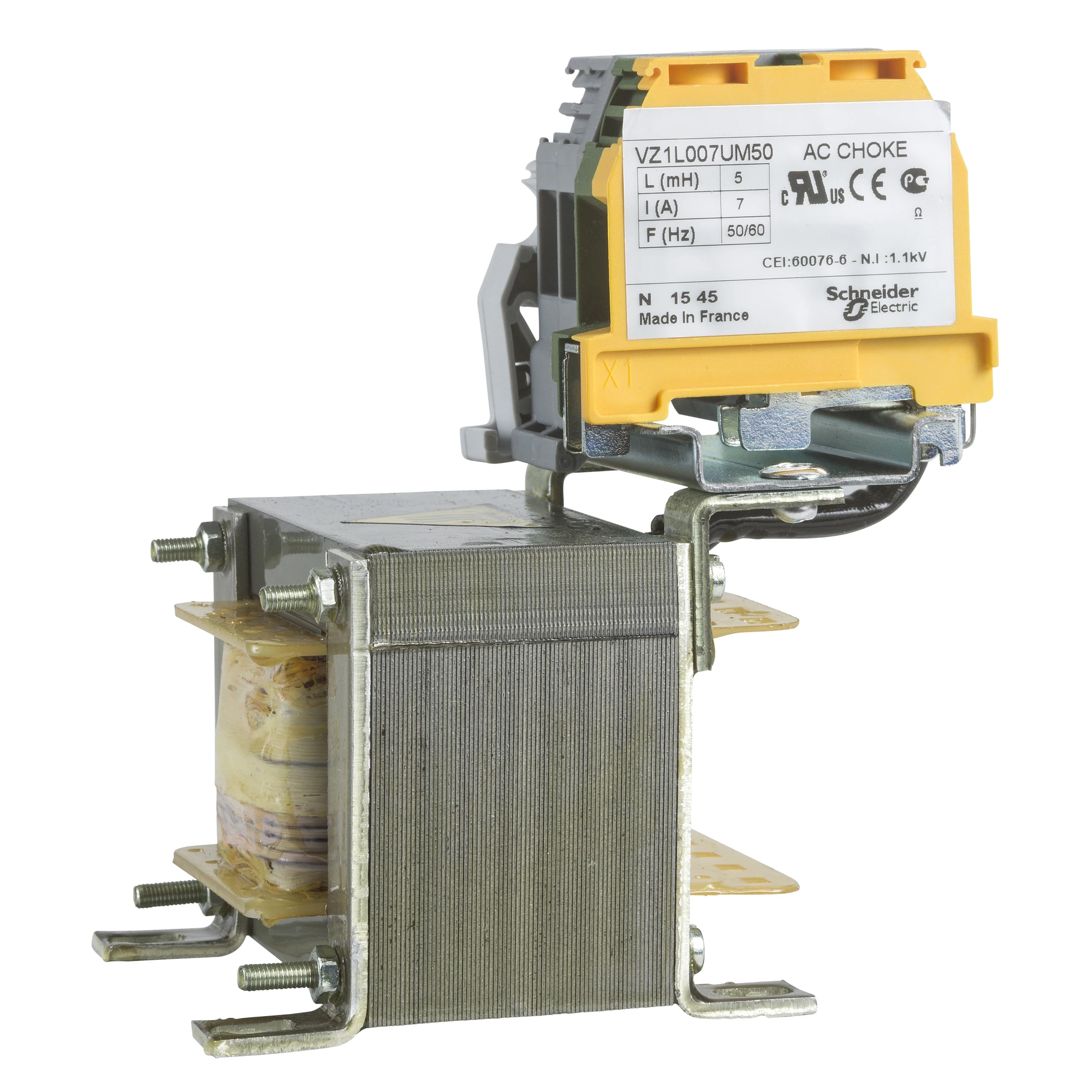 Schneider Electric VZ1L018UM20 Line reactor, 2mH, 18A, single phase, 30W, for frequency converter (img_001)