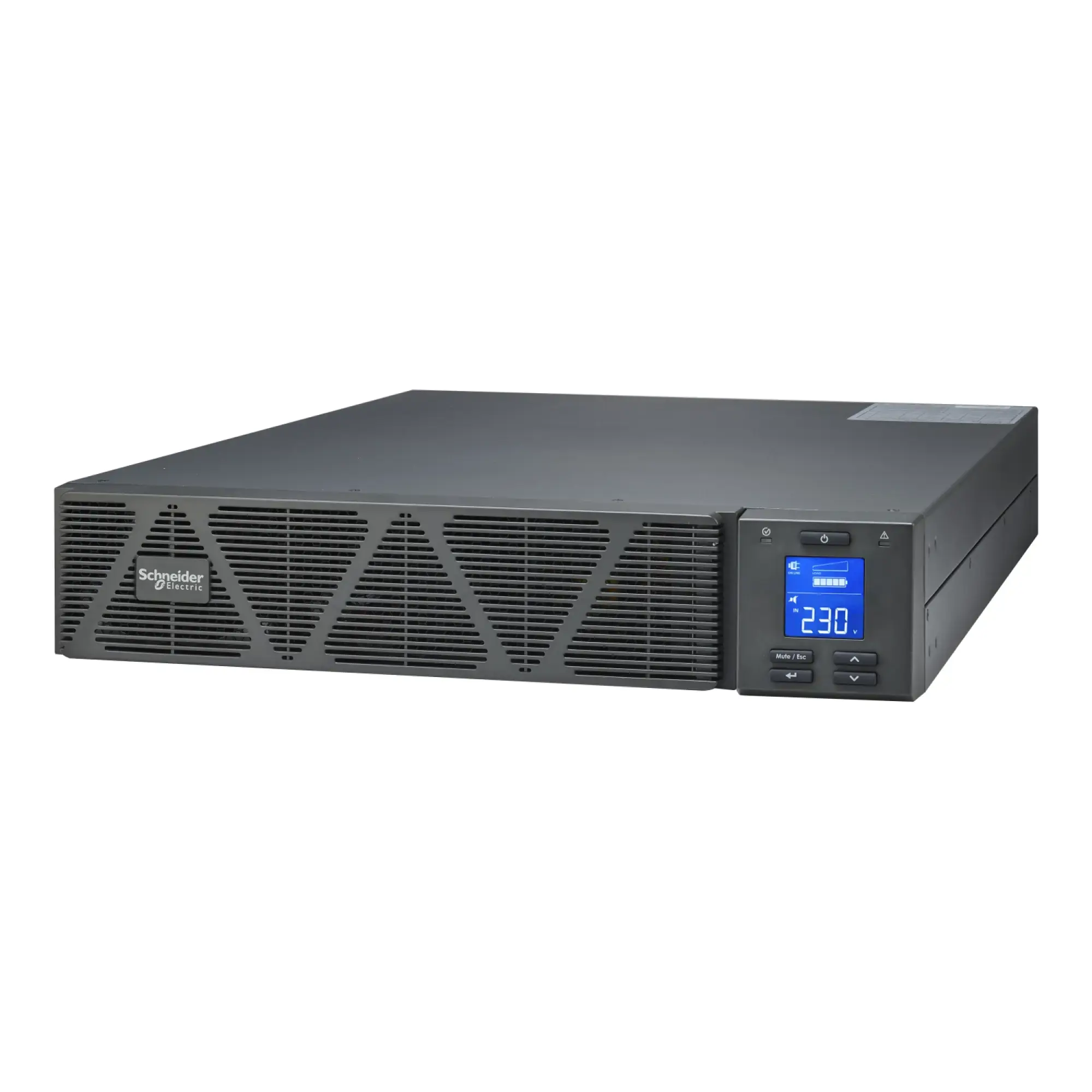 Schneider Electric SRVSPM3KRIL Easy UPS 1Ph On-Line, 3kVA, Rackmontage 2HE, 230V, 6x IEC C13+1x IEC C19 Ausgänge, Kartensteckplatz, LCD, verlängerte Laufzeit, ohne Batterie und Kit (img_001) Schneider Electric SRVSPM3KRIL Easy UPS 1Ph On-Line, 3kVA, Rackmontage 2HE, 230V, 6x IEC C13+1x IEC C19 Ausgänge, Kartensteckplatz, LCD, verlängerte Laufzeit, ohne Batterie und Kit (img_001)