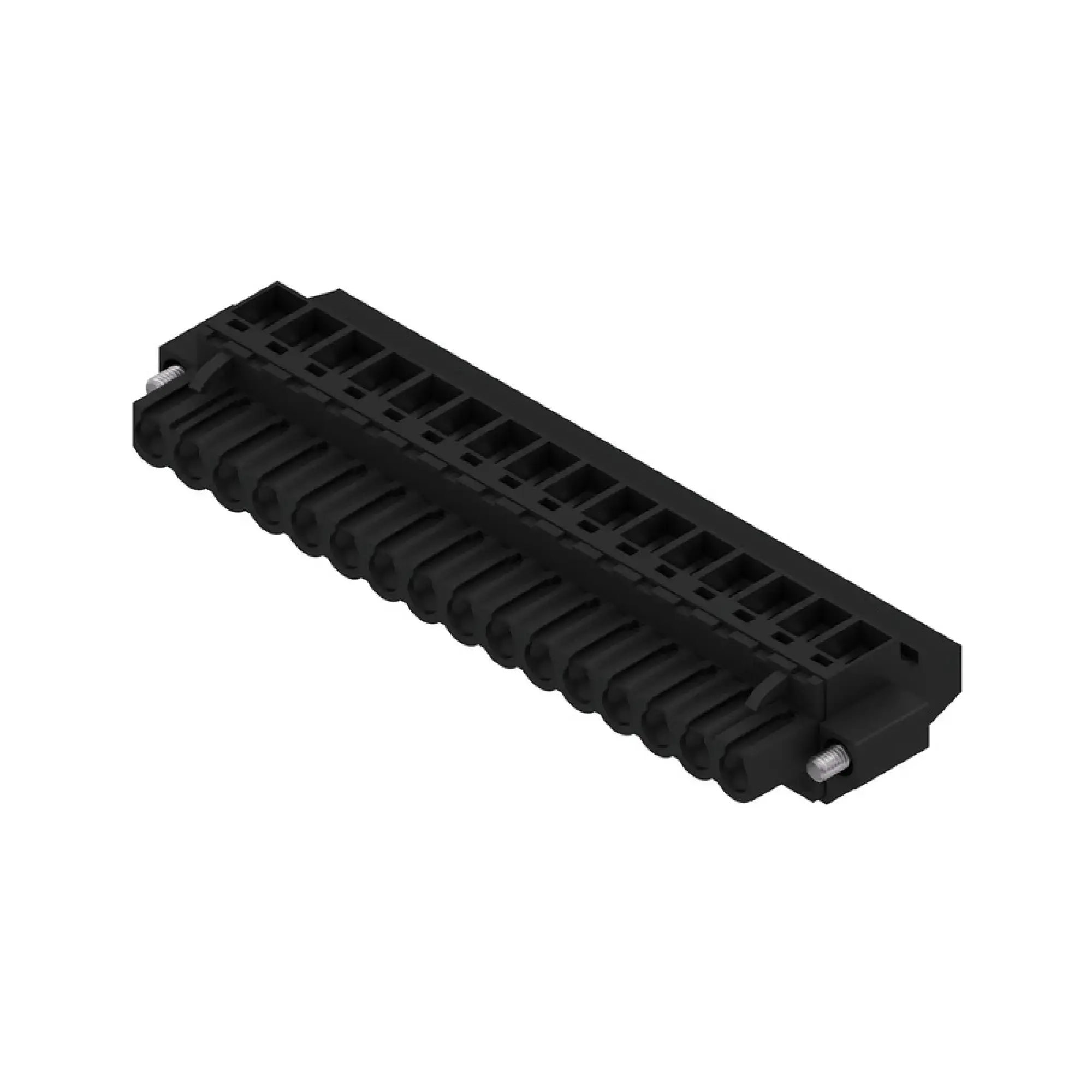 Weidmüller 1950180000 PCB connector (wire connection), 320 V, 23 A, Pitch in mm: 5.08, 4 mm², Number of poles: 16, Clamping yoke connection, Box (img_001)