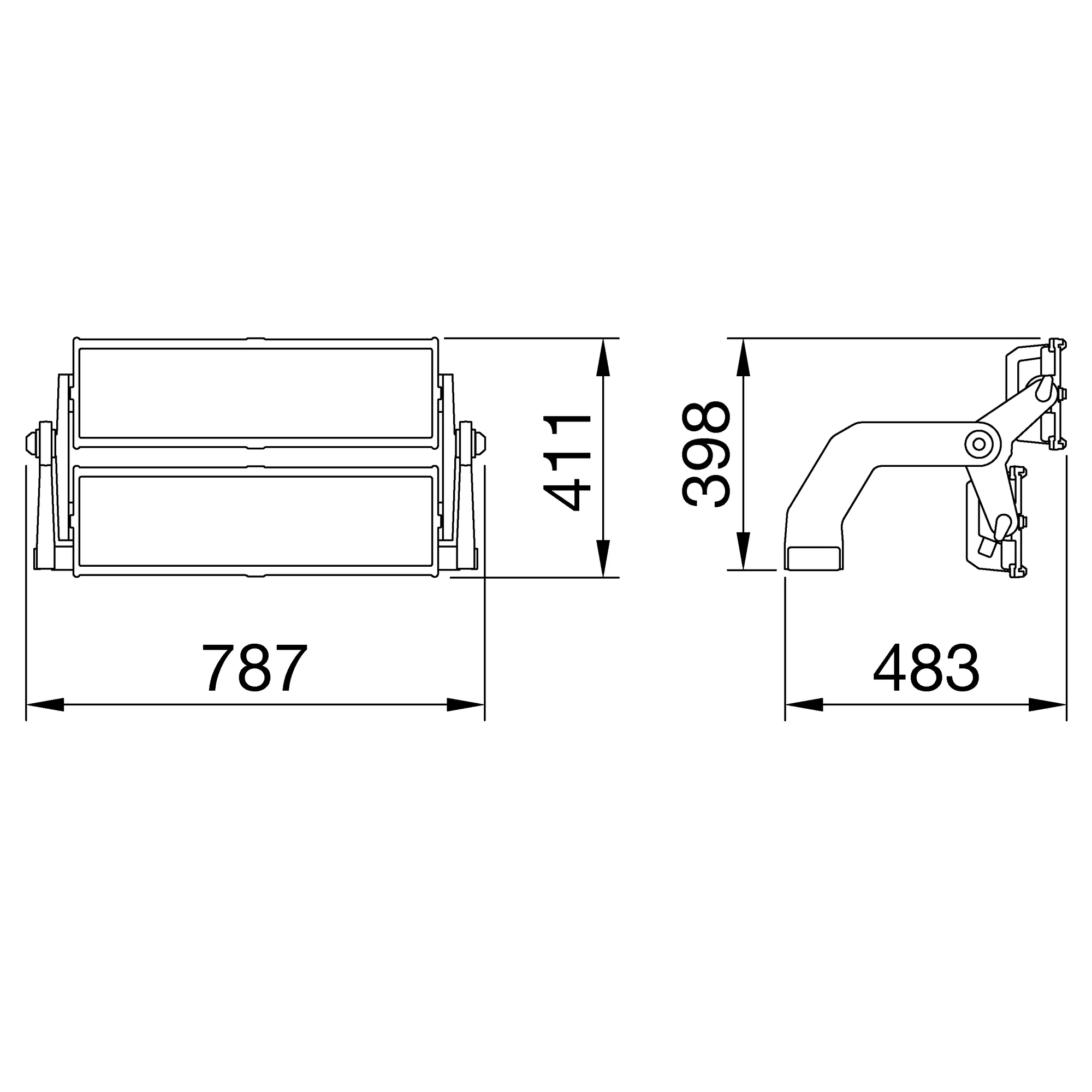 GEWISS GWP3233AB757 SPATIUM PRO - 2 MODULES - ASYMMETRIC OPTIC 45° - CRI 70 5700K - IP 66 - CLASS I (img_002) GEWISS GWP3233AB757 SPATIUM PRO - 2 MODULES - ASYMMETRIC OPTIC 45° - CRI 70 5700K - IP 66 - CLASS I (img_002)