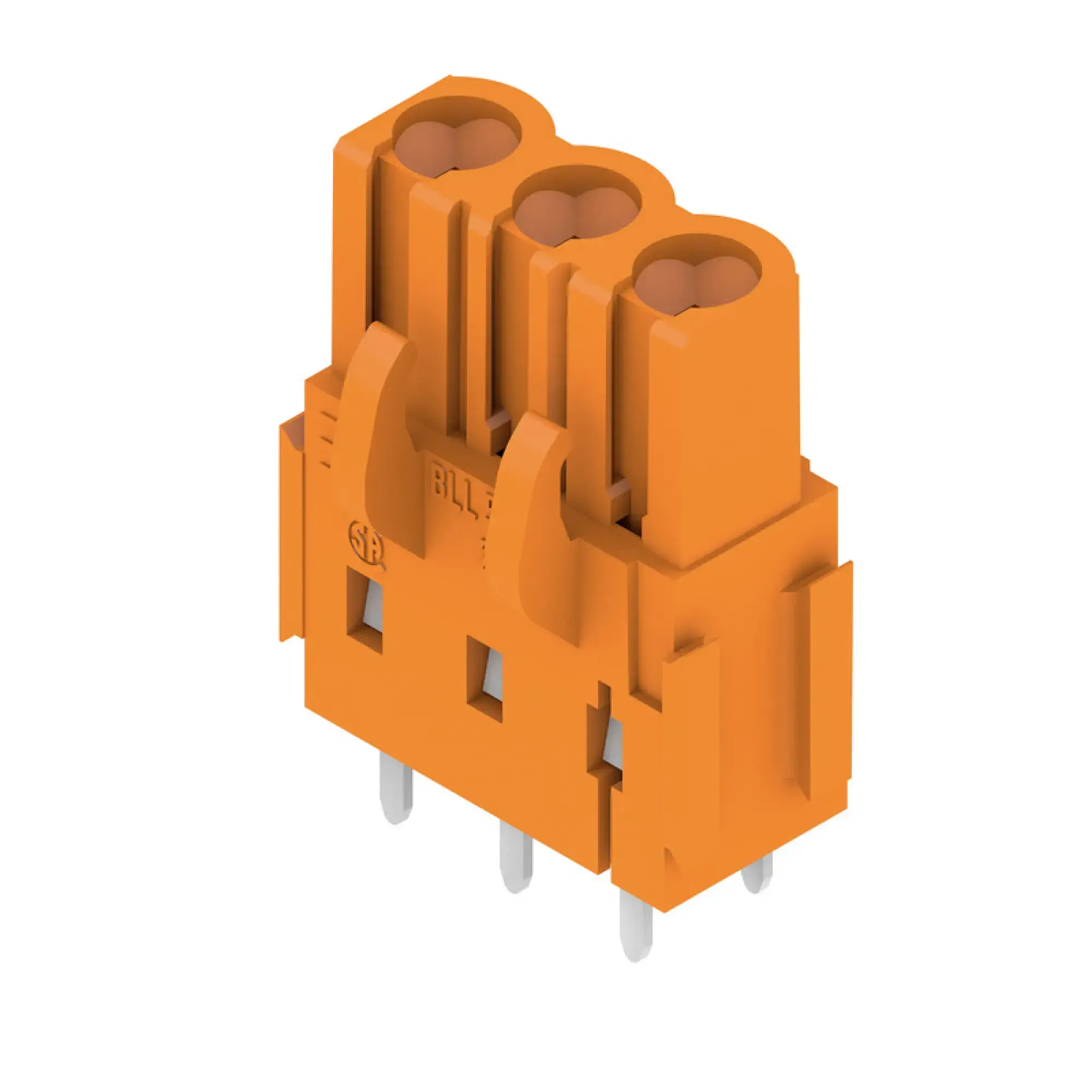 Weidmüller 1682740000 PCB connector (board connection), 320 V, 23 A, Pitch in mm: 5.08, Number of poles: 3, THT solder connection, Box (img_001)