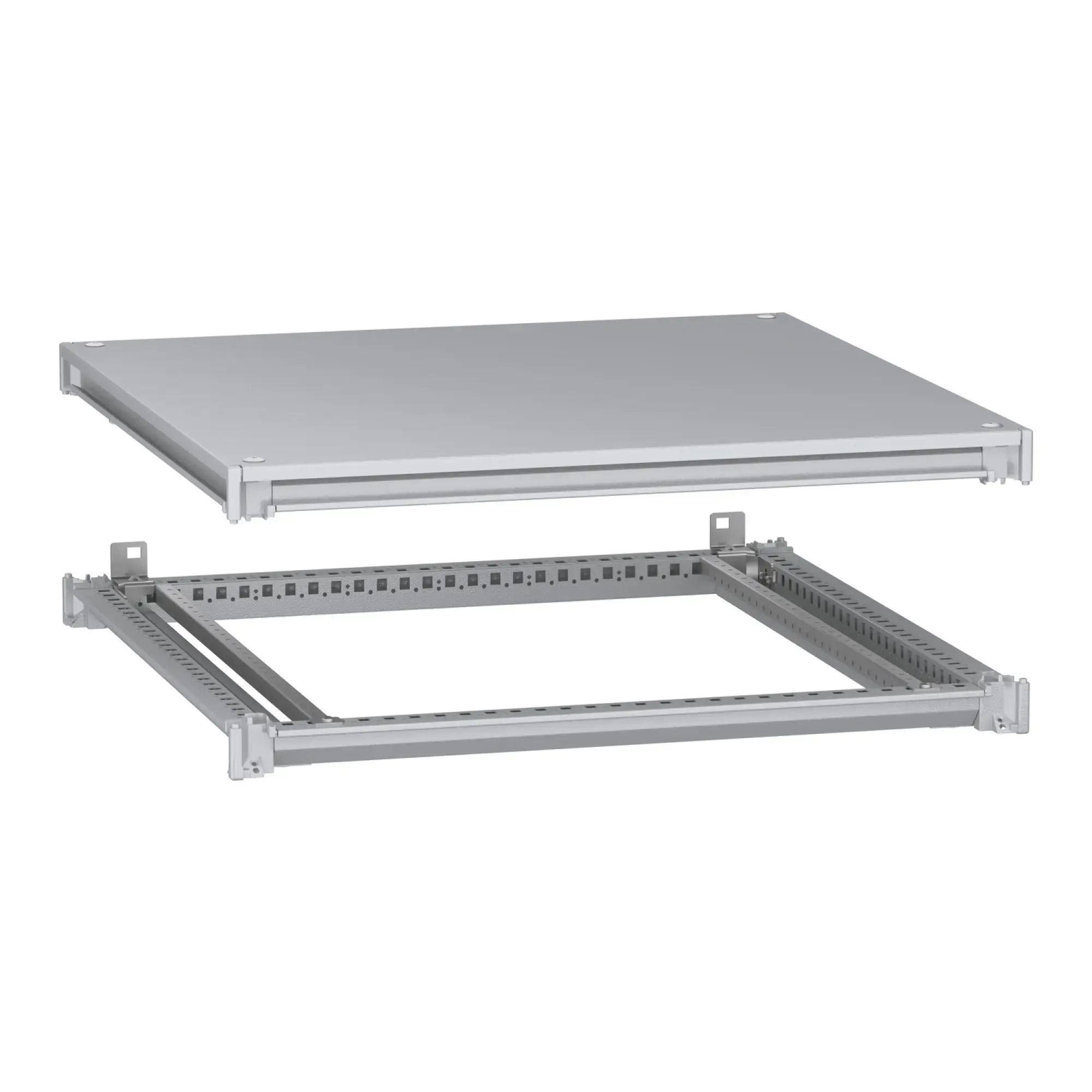 Schneider Electric NSYSFNC88 Lower and upper frame, PanelSeT SFN, for electrical enclosures W 800 x D 800 mm, including roof (img_003) Schneider Electric NSYSFNC88 Lower and upper frame, PanelSeT SFN, for electrical enclosures W 800 x D 800 mm, including roof (img_003)