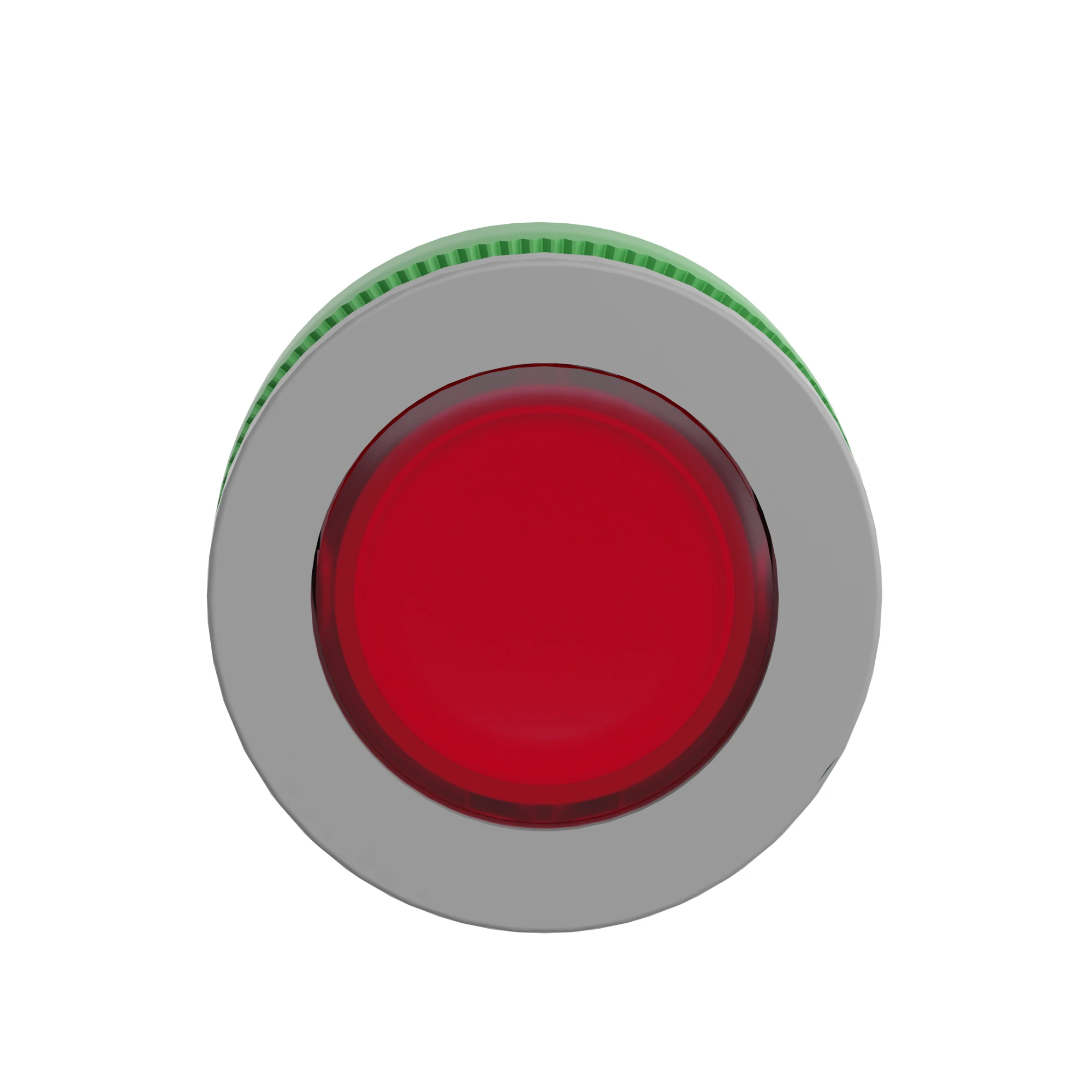 Schneider Electric ZB5FW343C0 Illuminated pushbutton, front element, Harmony XB5F, plastic, 30mm, light gray, red, for universal LED (img_007)