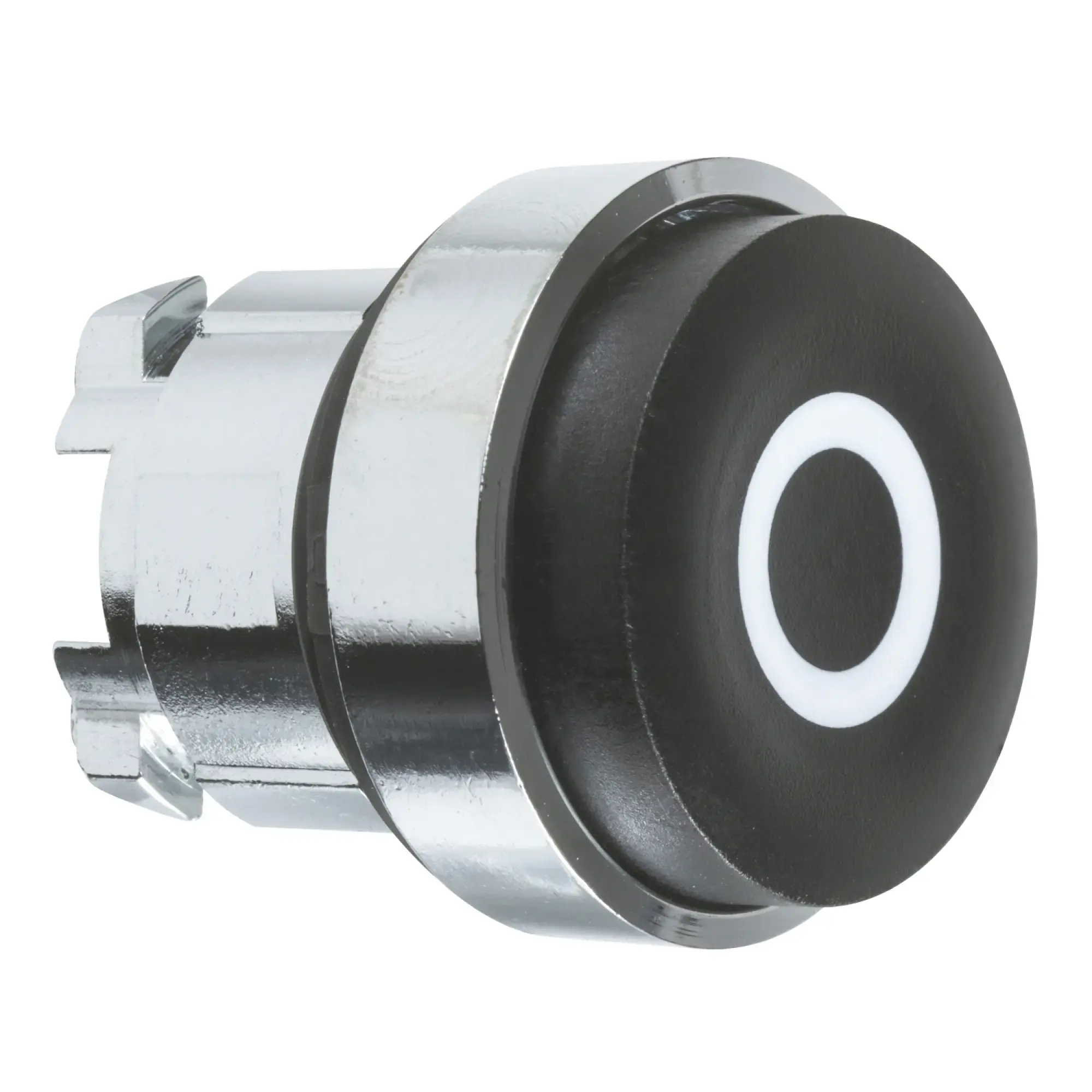 Schneider Electric ZB4BL232 Push button, front element, Harmony XB4, metal, 22mm, black, protruding, marked O, momentary (img_002)
