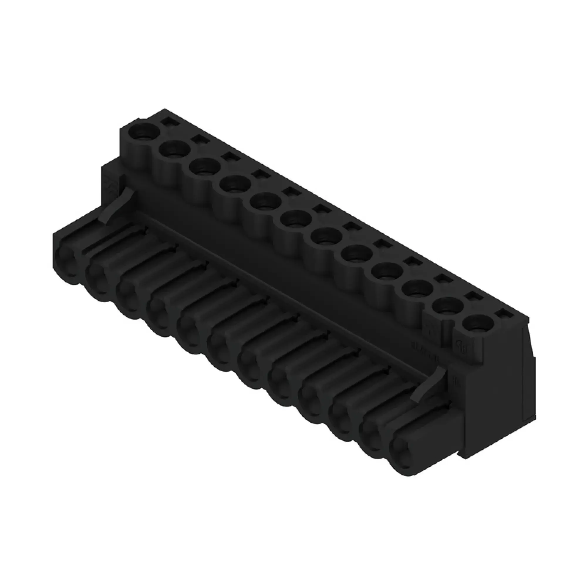 Weidmüller 1943910000 PCB connector (wire connection), 320 V, 23 A, Pitch in mm: 5.08, 4 mm², Number of poles: 12, Clamping yoke connection, Box (img_001)