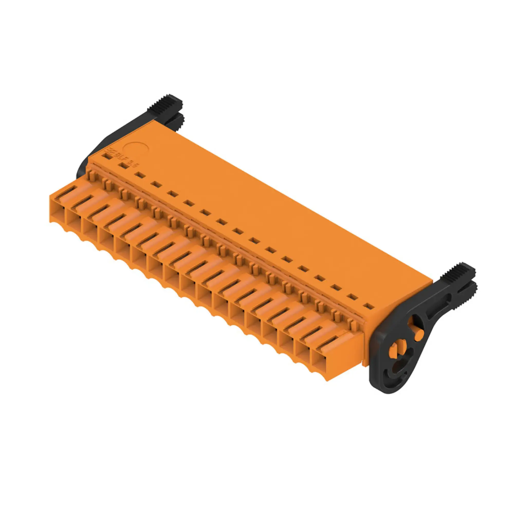 Weidmüller 2460100000 PCB connector (wire connection), 160 V, 17.5 A, Pitch in mm: 3.50, 1.5 mm², Number of poles: 17, PUSH IN with actuator, Box (img_001)