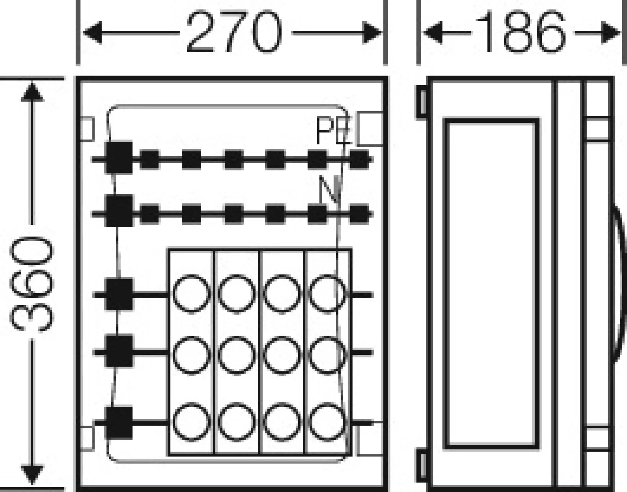 Hensel 68000116 ENYSTAR-Sicherungsgehäuse, 5x3x63A D02 auf Sammelschiene 250 A, 5polig FP 3235 (img_003) Hensel 68000116 ENYSTAR-Sicherungsgehäuse, 5x3x63A D02 auf Sammelschiene 250 A, 5polig FP 3235 (img_003)