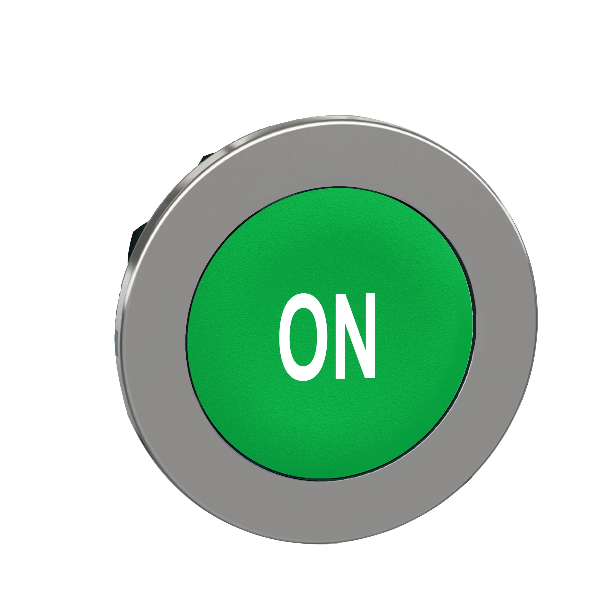 Schneider Electric ZB4FA341 Push Button, Front Element, Harmony XB4F, Metal, 30mm, Green, Labelled ON, Momentary (img_001) Schneider Electric ZB4FA341 Push Button, Front Element, Harmony XB4F, Metal, 30mm, Green, Labelled ON, Momentary (img_001)