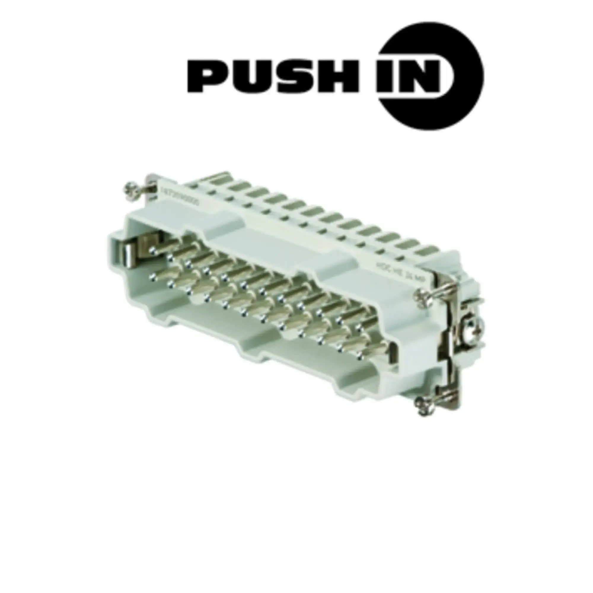 Weidmüller 1873590000 Contact insert (industry plug-in connectors), Male, 500 V, 16 A, Number of poles: 24, PUSH IN, Size: 8 (img_001)