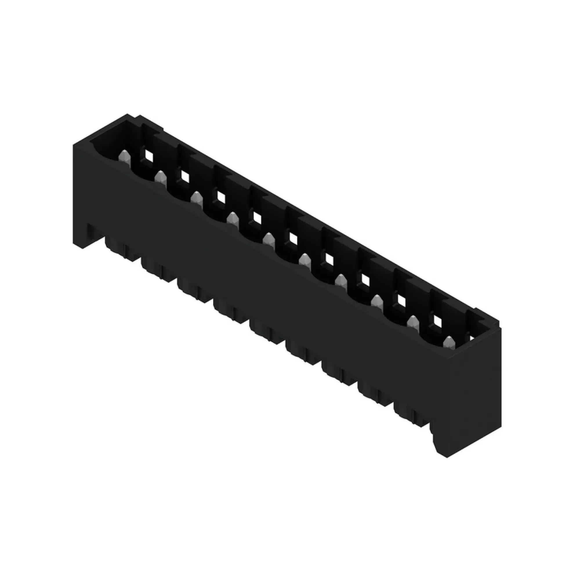 Weidmüller 1776002001 PCB connector (board connection), 320 V, 27.5 A, Pitch in mm: 5.08, Number of poles: 10, THT/THR solder connection, Box (img_001) Weidmüller 1776002001 PCB connector (board connection), 320 V, 27.5 A, Pitch in mm: 5.08, Number of poles: 10, THT/THR solder connection, Box (img_001)