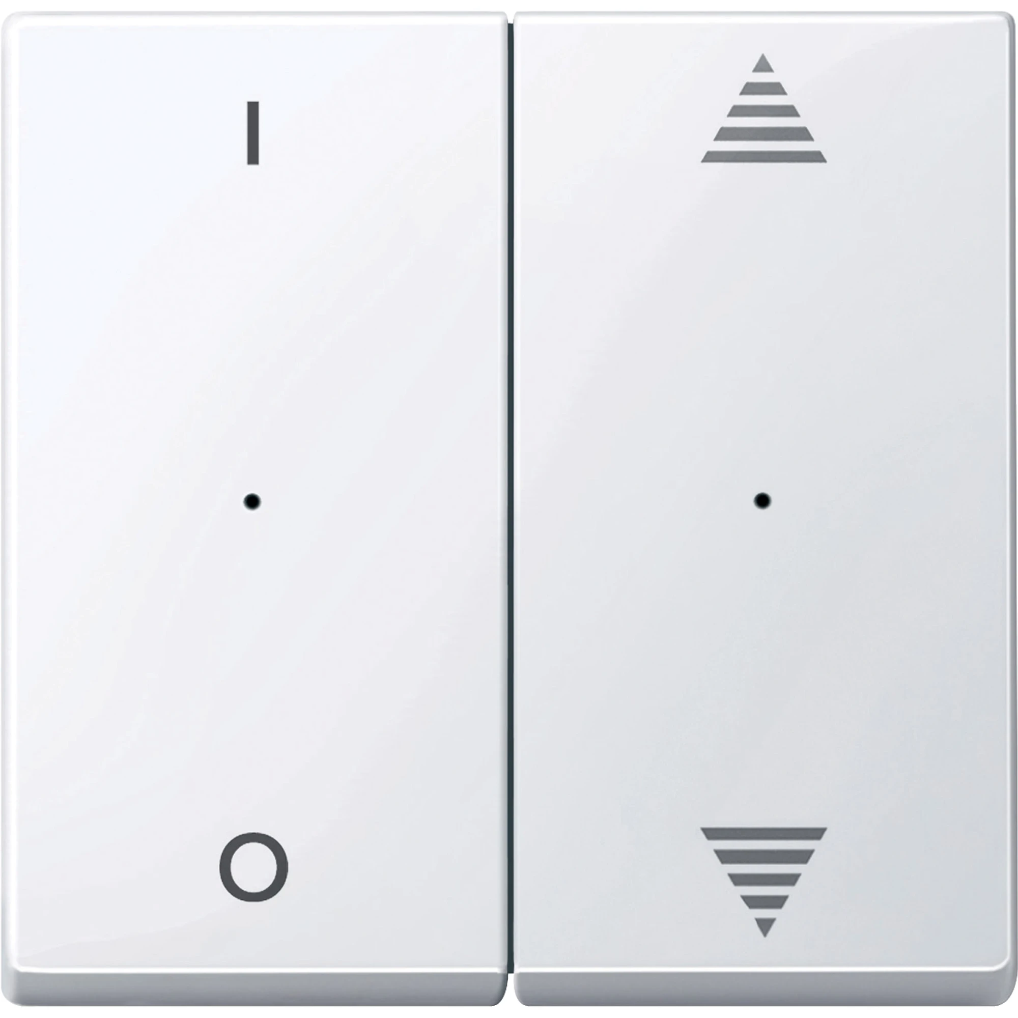 Schneider Electric MTN619525 Rocker for push button terminal 2-fold with imprint 1/0 and Up/Down, shiny active white, System M (img_001) Schneider Electric MTN619525 Rocker for push button terminal 2-fold with imprint 1/0 and Up/Down, shiny active white, System M (img_001)