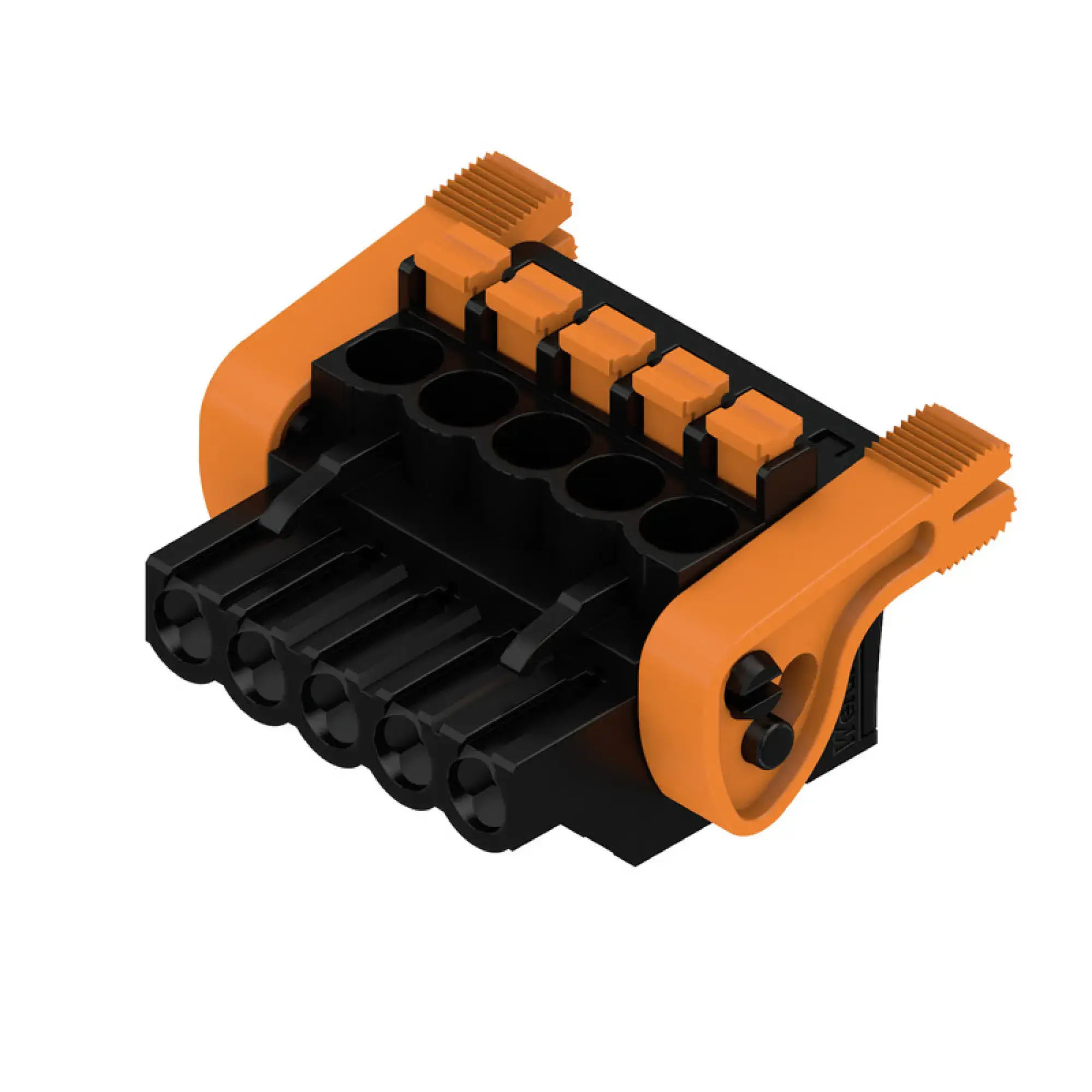 Weidmüller 1980010000 PCB connector (wire connection), 320 V, 24 A, Pitch in mm: 5.00, 3.31 mm², Number of poles: 5, PUSH IN with actuator, Box (img_001) Weidmüller 1980010000 PCB connector (wire connection), 320 V, 24 A, Pitch in mm: 5.00, 3.31 mm², Number of poles: 5, PUSH IN with actuator, Box (img_001)