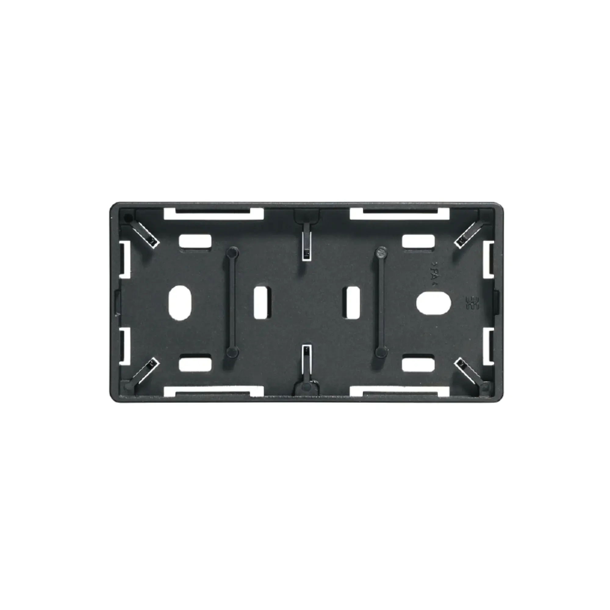 Weidmüller 1934430000 Device marking holder, Width: 60 mm, black, Polyamide 66, UL 94 flammability rating: V-2, Operating temperature range: -40...100 °C (img_001)