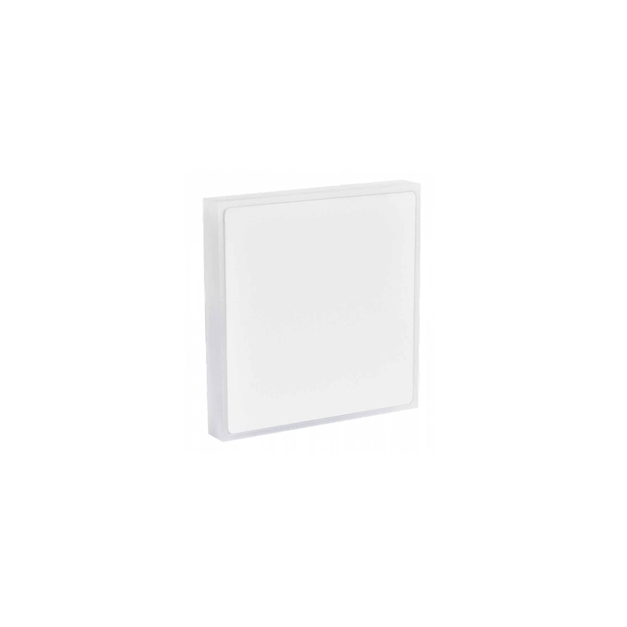WSU Lights Vierkantaufsatz weiss 360° für Einbaunachtleuchte - 80x80x9mm