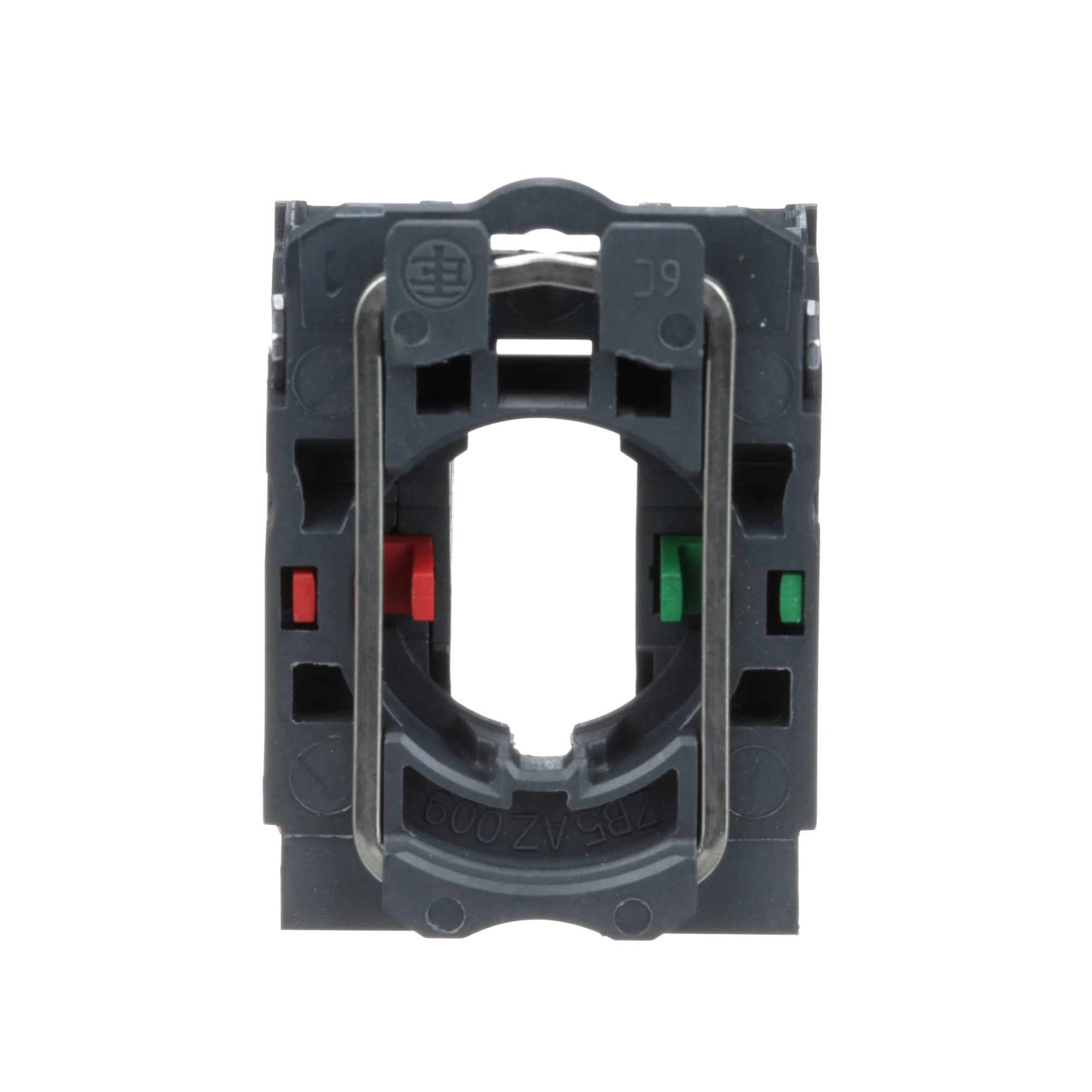 Schneider Electric ZB5AZ105 Auxiliary contact block with mounting flange, Harmony XB5, plastic, 22mm, 30mm, 1NO+1NC, screw terminal (img_002)