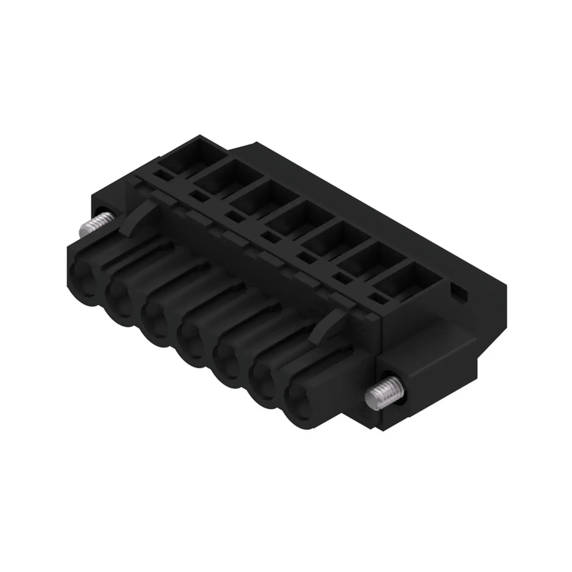 Weidmüller 1950090000 PCB connector (wire connection), 320 V, 23 A, Pitch in mm: 5.08, 4 mm², Number of poles: 7, Clamping yoke connection, Box (img_001)