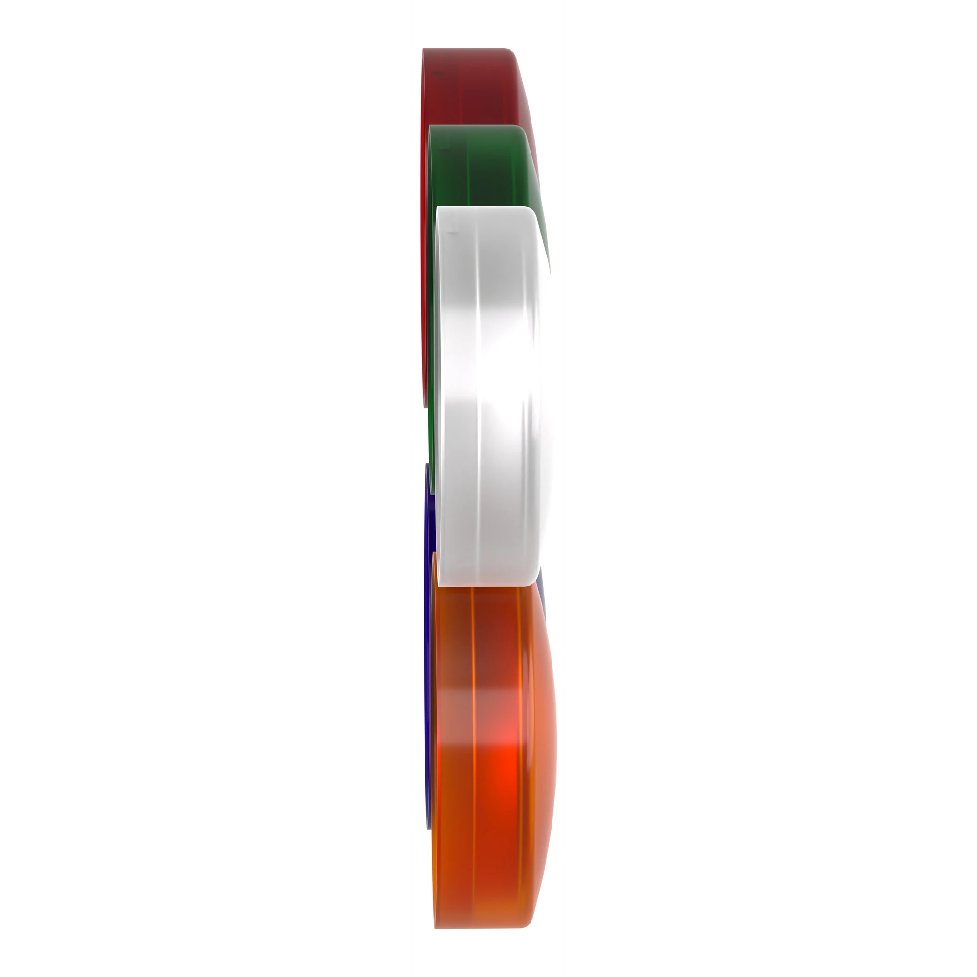 Schneider Electric ZB4BV003 Signal lamp, Front element, Harmony XB4, Metal, 22mm, 5 colored domes, for universal LED, smooth dome (img_002)