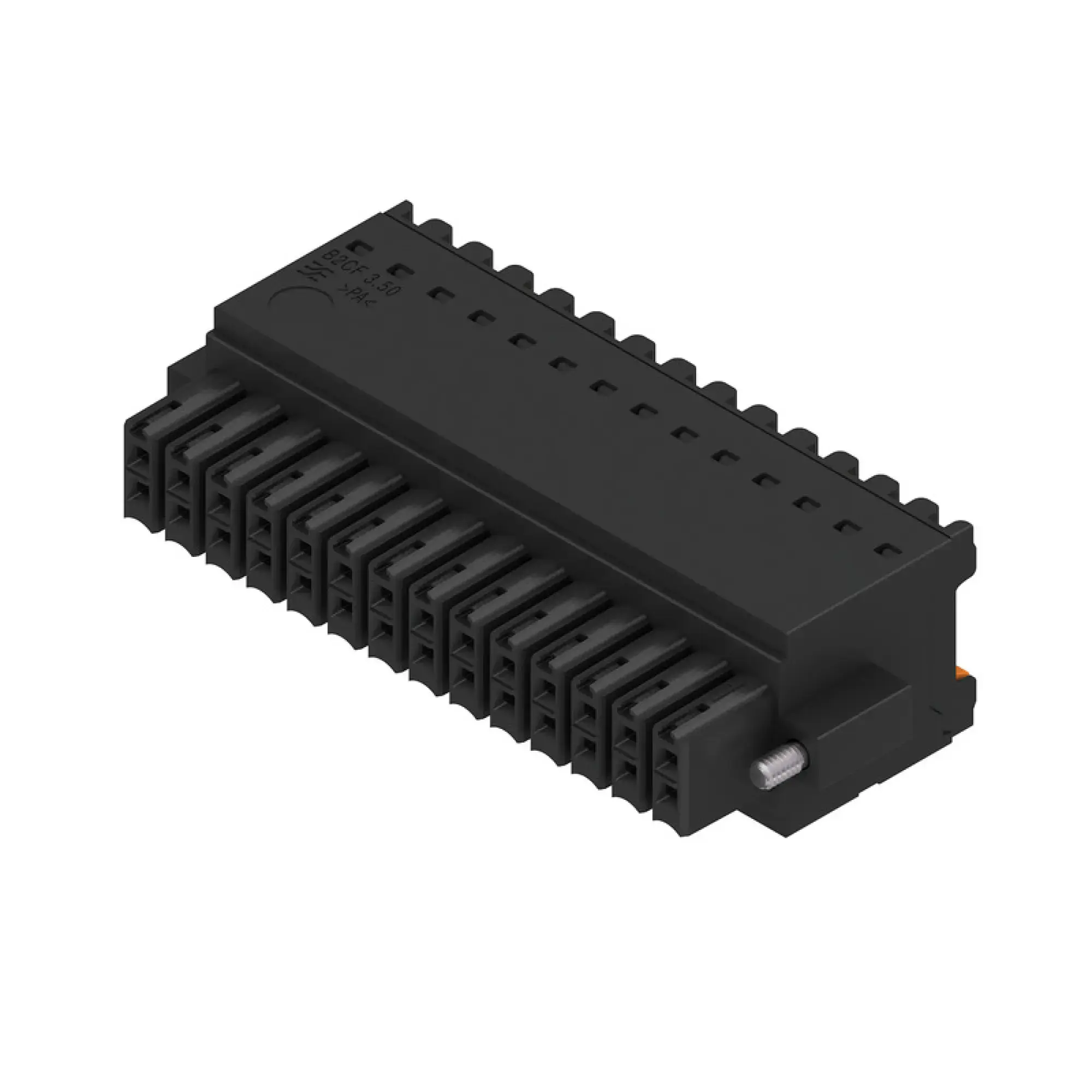 Weidmüller 1277990000 PCB connector (wire connection), 160 V, 13.4 A, Pitch in mm: 3.50, 1.5 mm², Number of poles: 28, PUSH IN with actuator, Box (img_001)