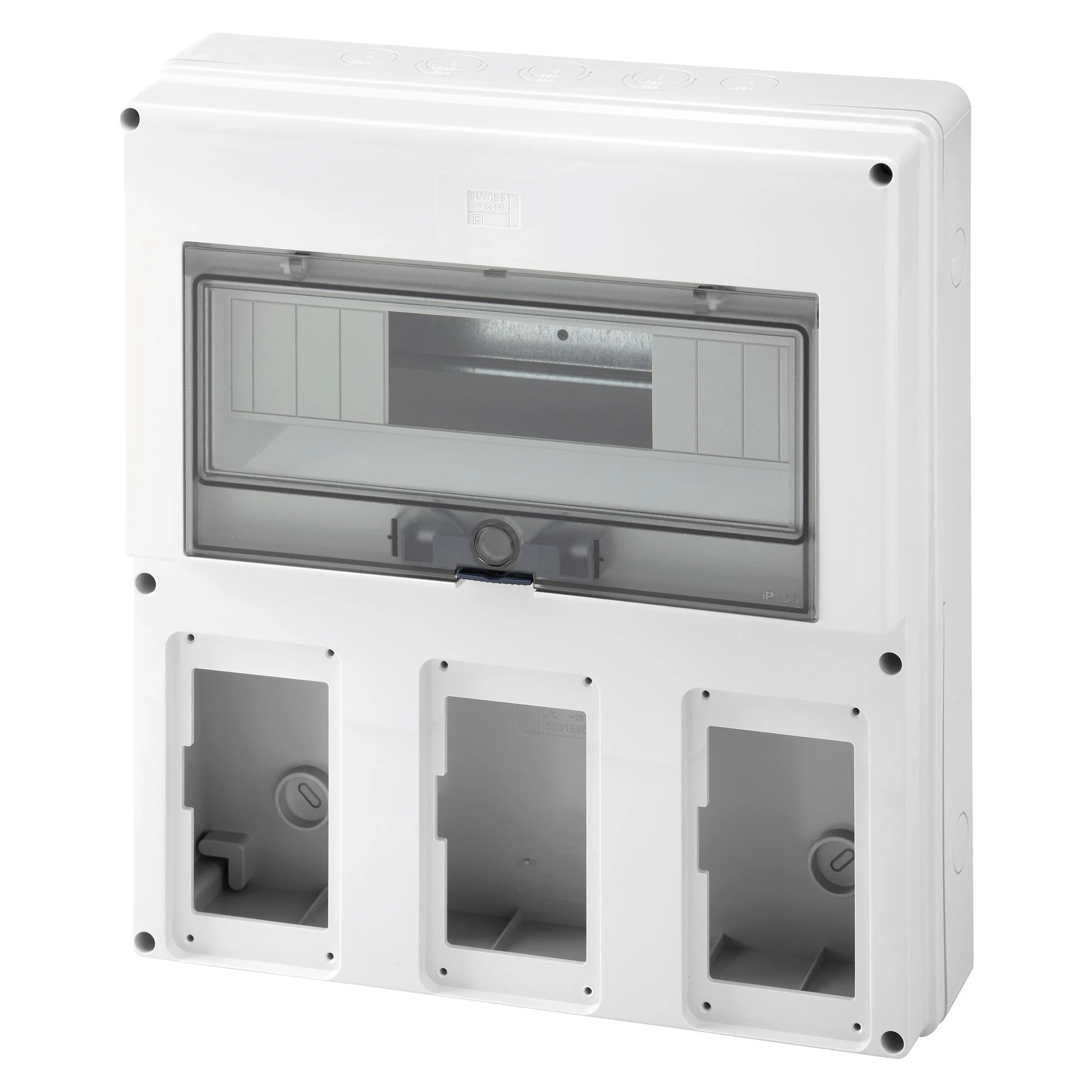 GEWISS GW66493 IEC Leergehaeuse fuer Steckdosen schaltbar Kompakt mit 3 Flansch und 12 TE (img_001) GEWISS GW66493 IEC Leergehaeuse fuer Steckdosen schaltbar Kompakt mit 3 Flansch und 12 TE (img_001)