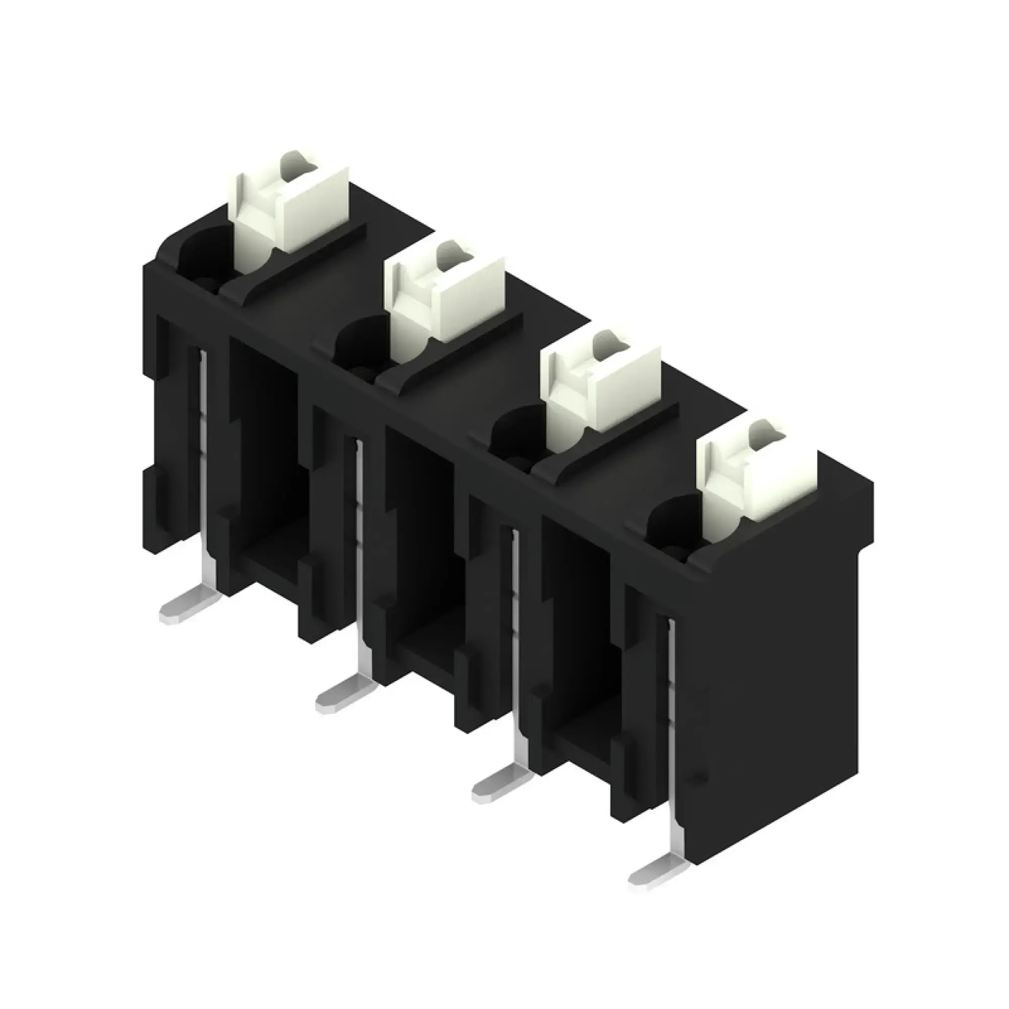 Weidmüller 1473860000 PCB terminal, 630 V, 17.5 A, Pitch in mm: 7.50, 1.5 mm², Number of poles: 4, PUSH IN with actuator, SMD solder connection, 180°, Tape (img_001) Weidmüller 1473860000 PCB terminal, 630 V, 17.5 A, Pitch in mm: 7.50, 1.5 mm², Number of poles: 4, PUSH IN with actuator, SMD solder connection, 180°, Tape (img_001)