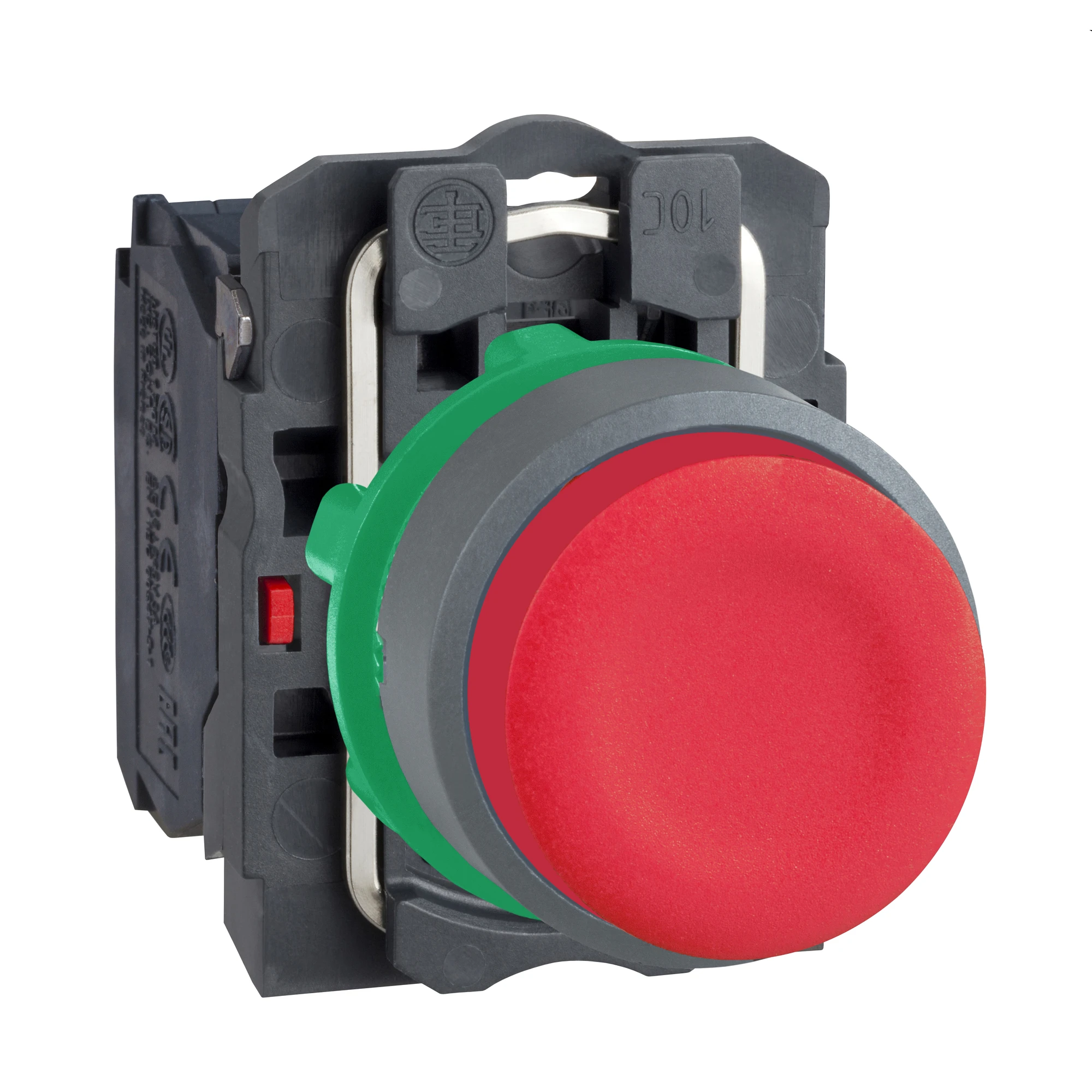 Schneider Electric XB5AL42C0 Pushbutton, Harmony XB5, plastic, light gray, projecting, red, unlabelled, 22mm, momentary, 1NC (img_001) Schneider Electric XB5AL42C0 Pushbutton, Harmony XB5, plastic, light gray, projecting, red, unlabelled, 22mm, momentary, 1NC (img_001)
