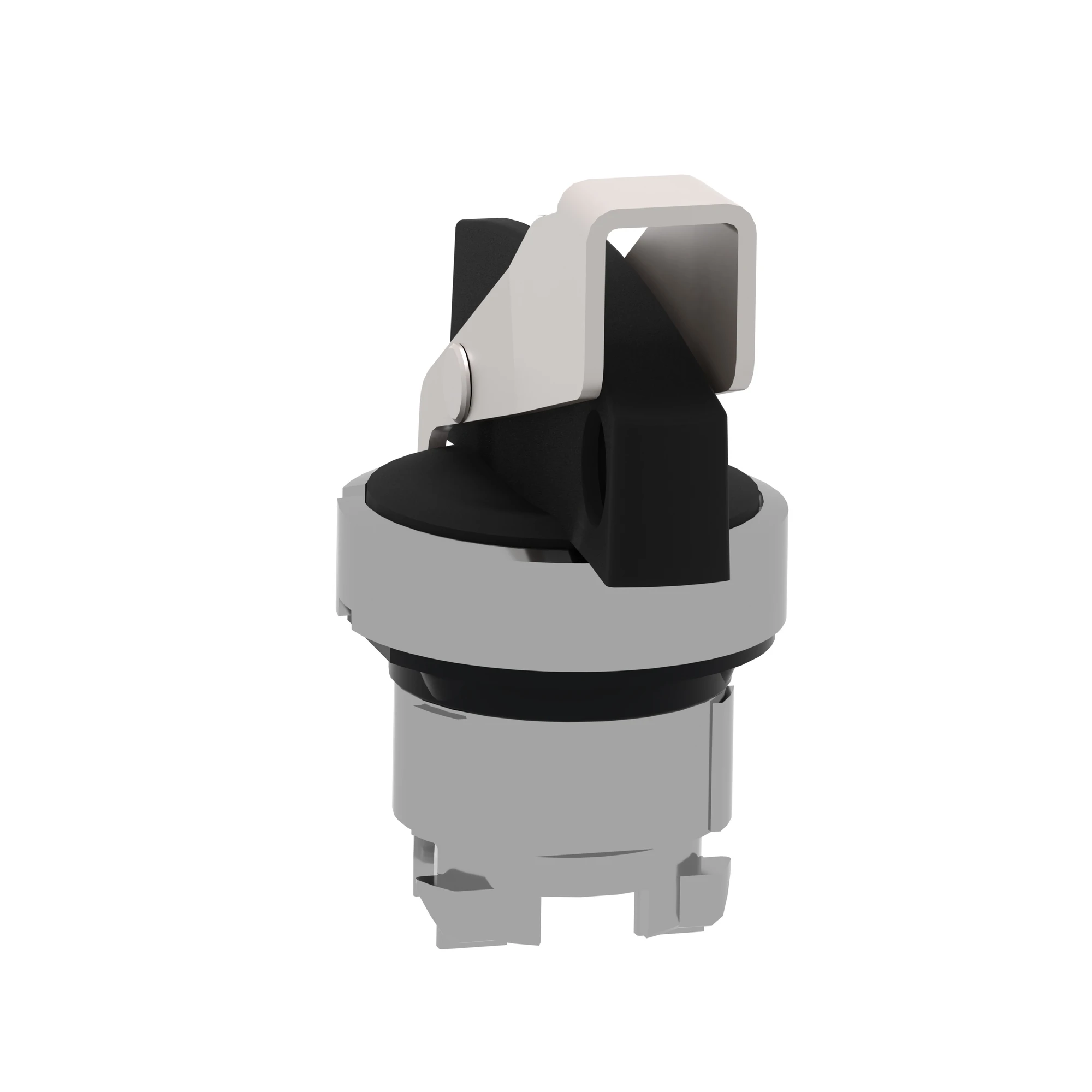 Schneider Electric ZB4BJ291 Selector switch, front element, Harmony XB4, metal black, 22mm, black, 2 positions, long lever, lockable (img_004)