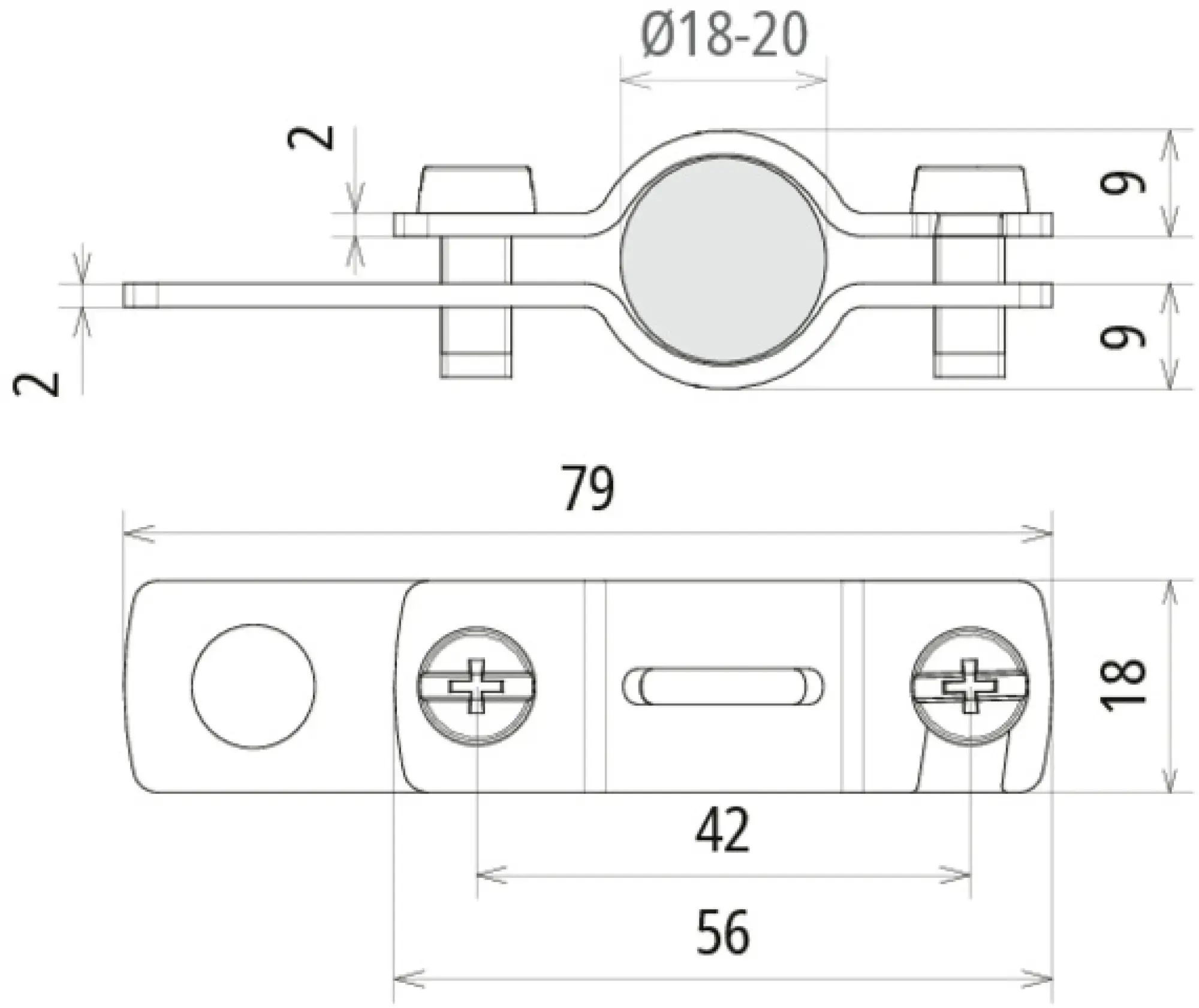 Dehn 410222 EB terminal element StSt for HVI light plus Conductor D=18/20mm (img_002) Dehn 410222 EB terminal element StSt for HVI light plus Conductor D=18/20mm (img_002)