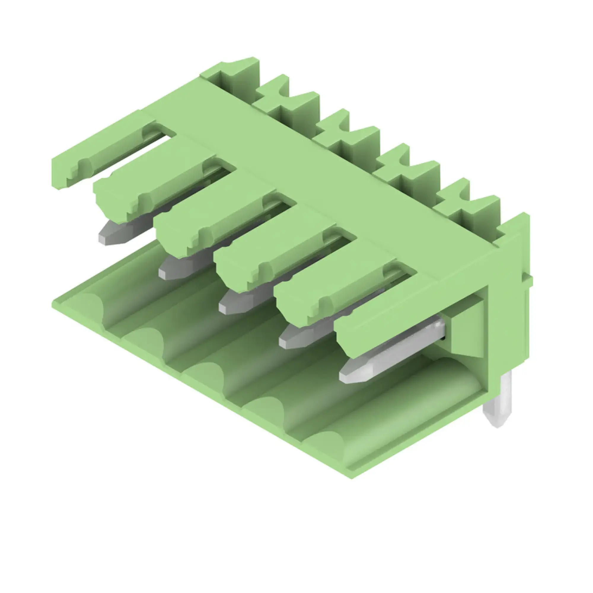 Weidmüller 1108550000 PCB connector (board connection), 160 V, 17 A, Pitch in mm: 3.50, Number of poles: 5, THT solder connection, Box (img_001)