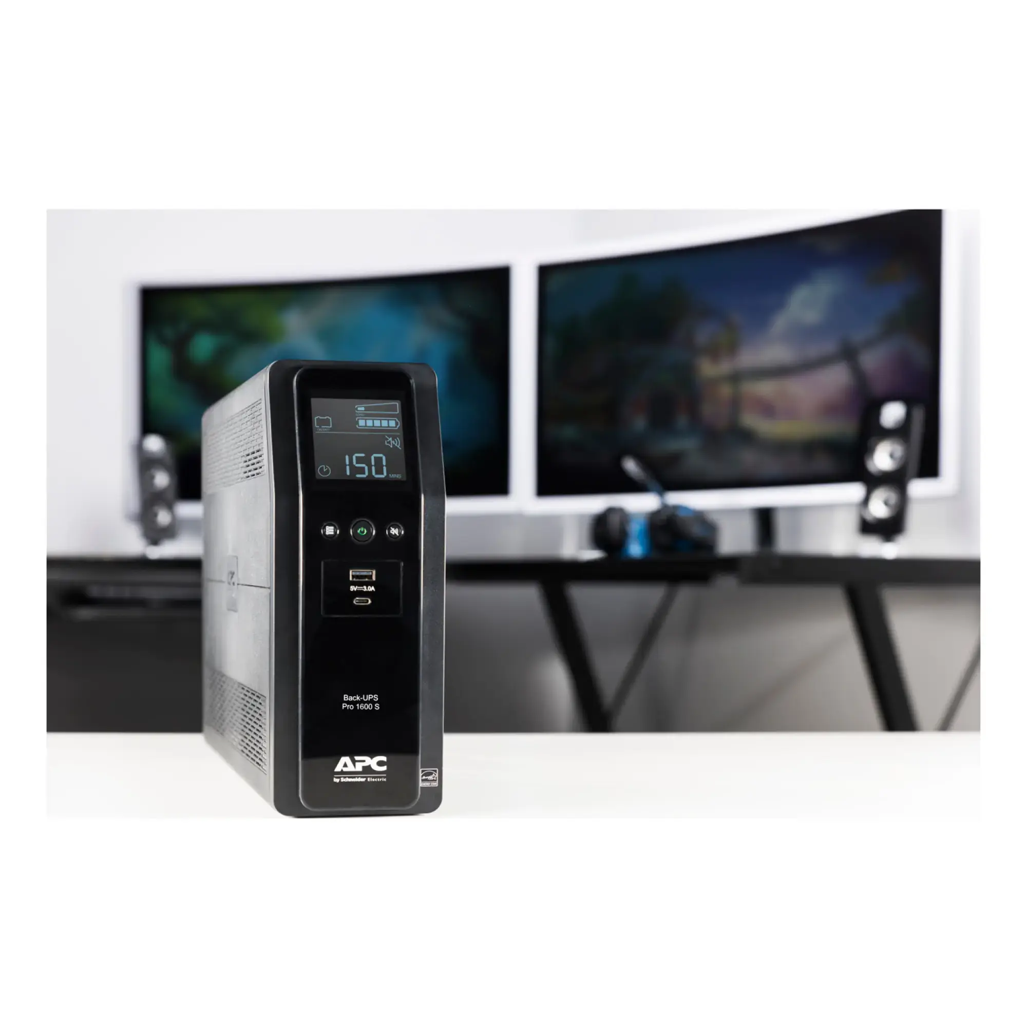 APC BR1600SI APC Back-UPS Pro, 1600 VA/960 W, Tower, 230 V, 8x IEC C13- Ausgänge, Sinuswelle, AVR, USB-Anschlüsse Typ A + C, LCD, austauschbare Batterie (img_006) APC BR1600SI APC Back-UPS Pro, 1600 VA/960 W, Tower, 230 V, 8x IEC C13- Ausgänge, Sinuswelle, AVR, USB-Anschlüsse Typ A + C, LCD, austauschbare Batterie (img_006)