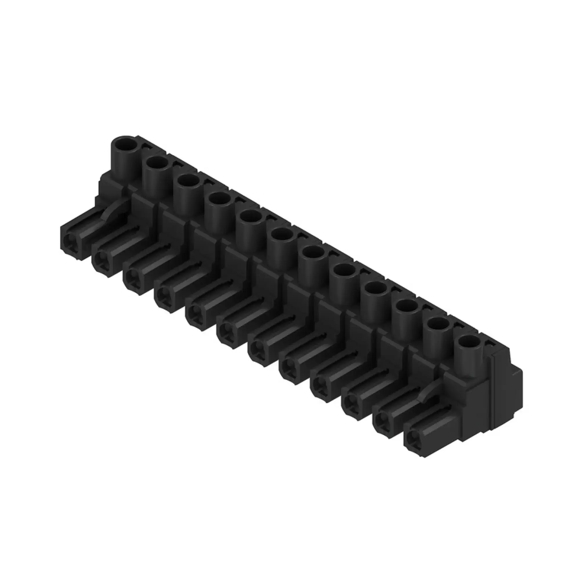 Weidmüller 1059670000 PCB connector (wire connection), 500 V, 29 A, Pitch in mm: 7.62, 4 mm², Number of poles: 12, Clamping yoke connection, Box (img_001)