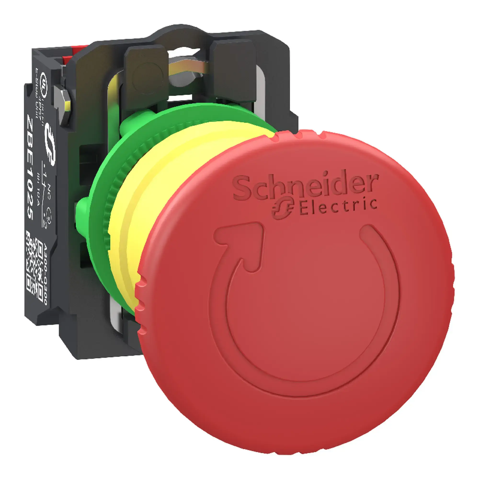 Schneider Electric XB5AS84425 Not-Aus/Not-Halt-Schalter, Harmony XB5, Kunststoff, 22mm, rot, Pilz 40mm, Drehentriegelung, 1Ö, Push-In (img_001) Schneider Electric XB5AS84425 Not-Aus/Not-Halt-Schalter, Harmony XB5, Kunststoff, 22mm, rot, Pilz 40mm, Drehentriegelung, 1Ö, Push-In (img_001)