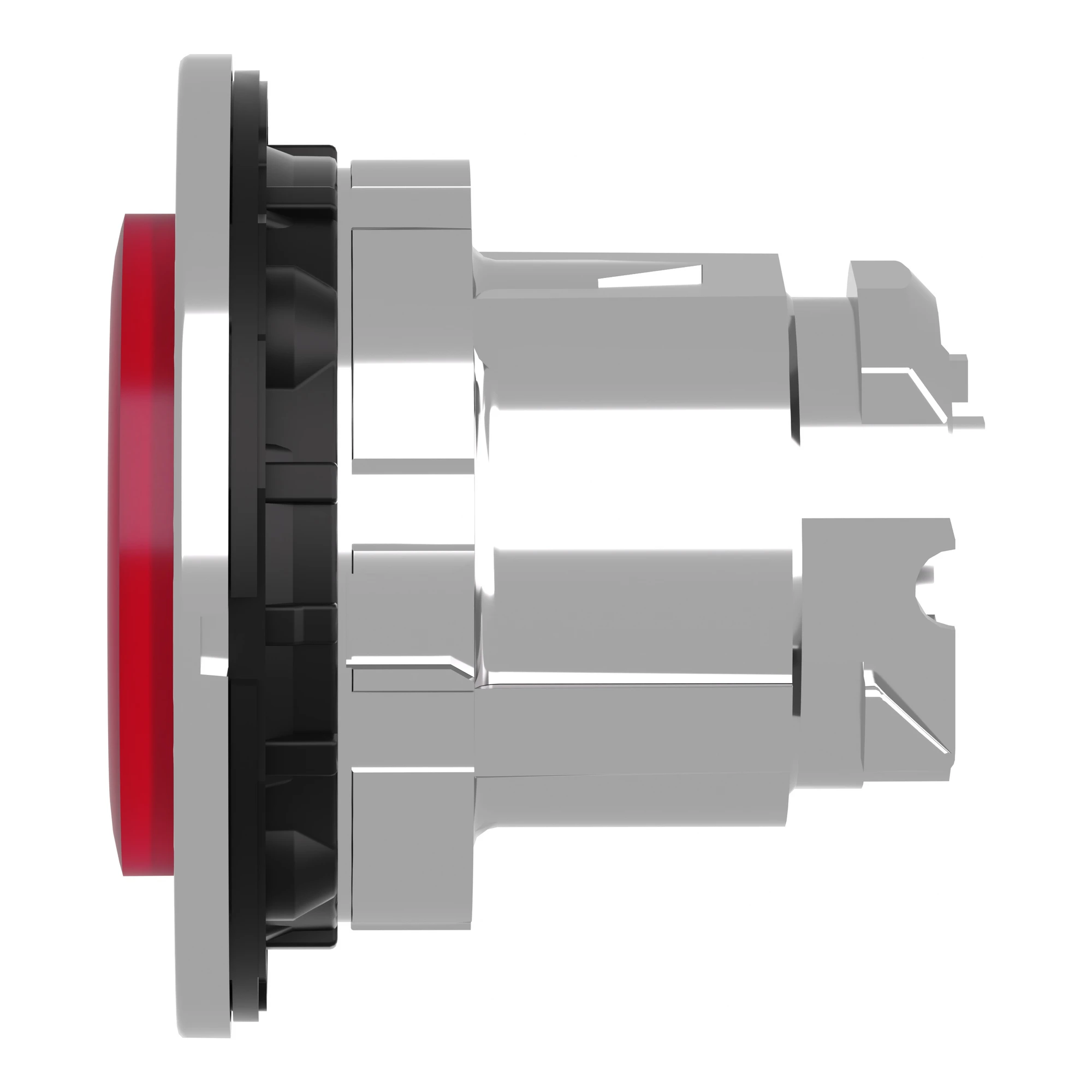Schneider Electric ZB4FH43 Illuminated push-button, front element, Harmony XB4F, metal, 30mm, red, protruding, for universal LED, latching (img_007)