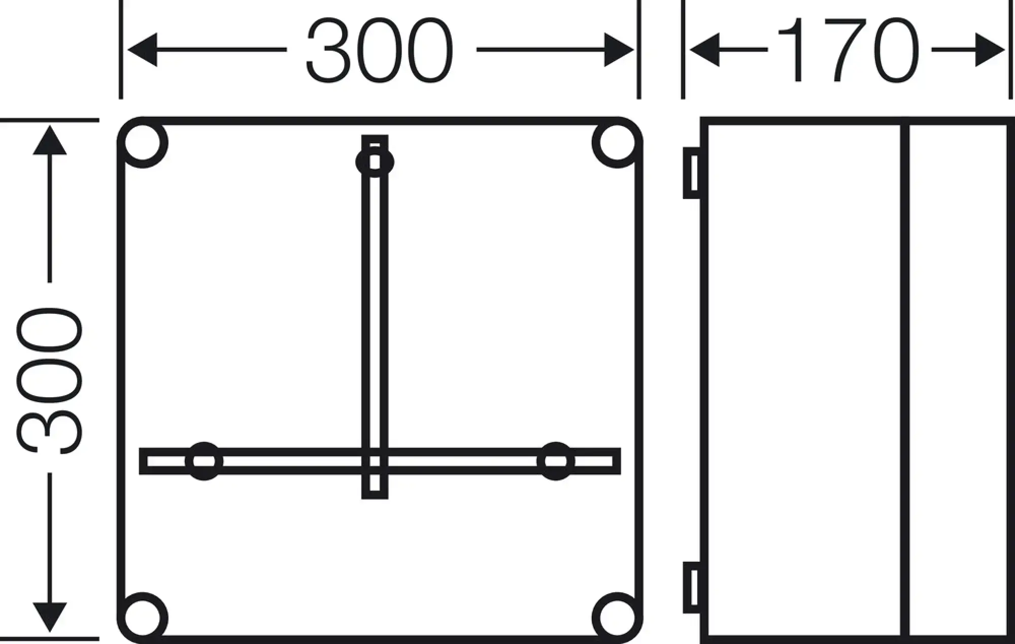 Hensel 2000075 Mi-Zählergehäuse, 300x300x170mm außen, Zählereinbautiefe 146 mm Mi 2200 (img_004)