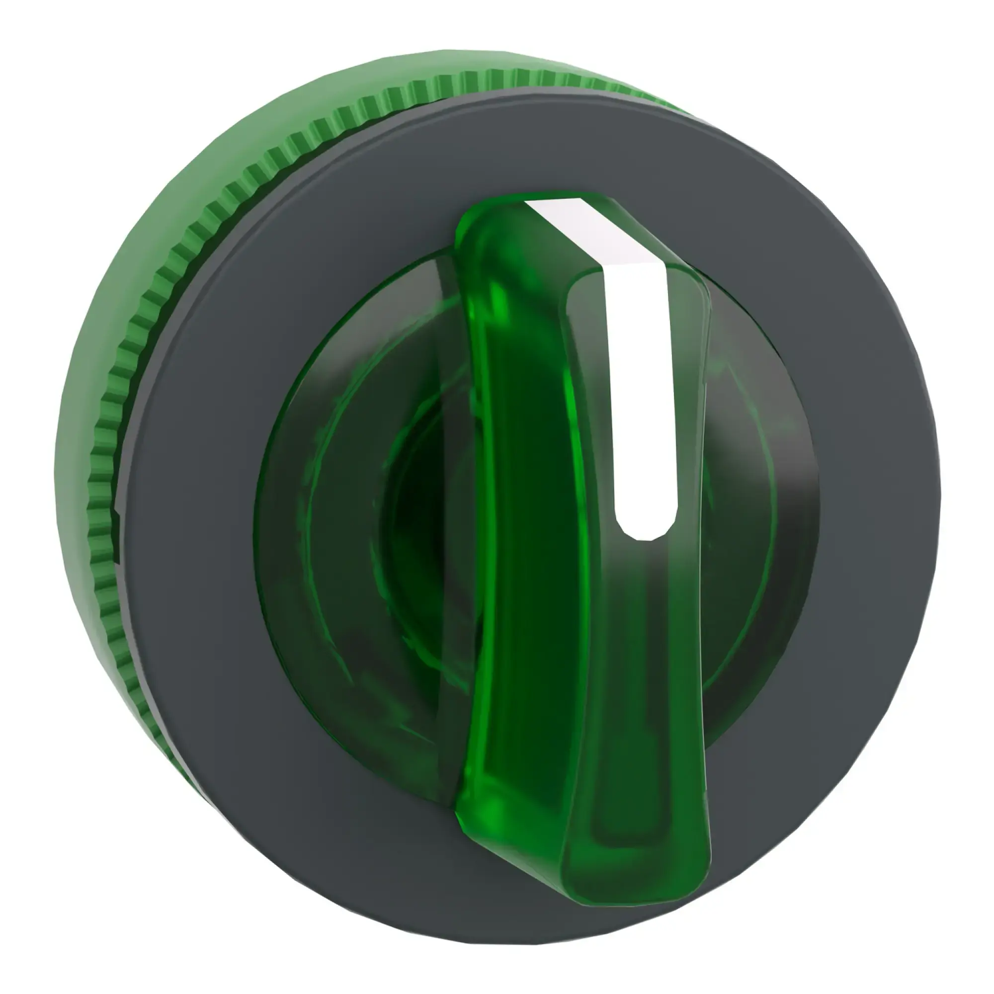 Schneider Electric ZB5FK1333 Illuminated selector switch, front element, Harmony XB5F, plastic, 30mm, green, for universal LED, 3 positions, latching (img_008)