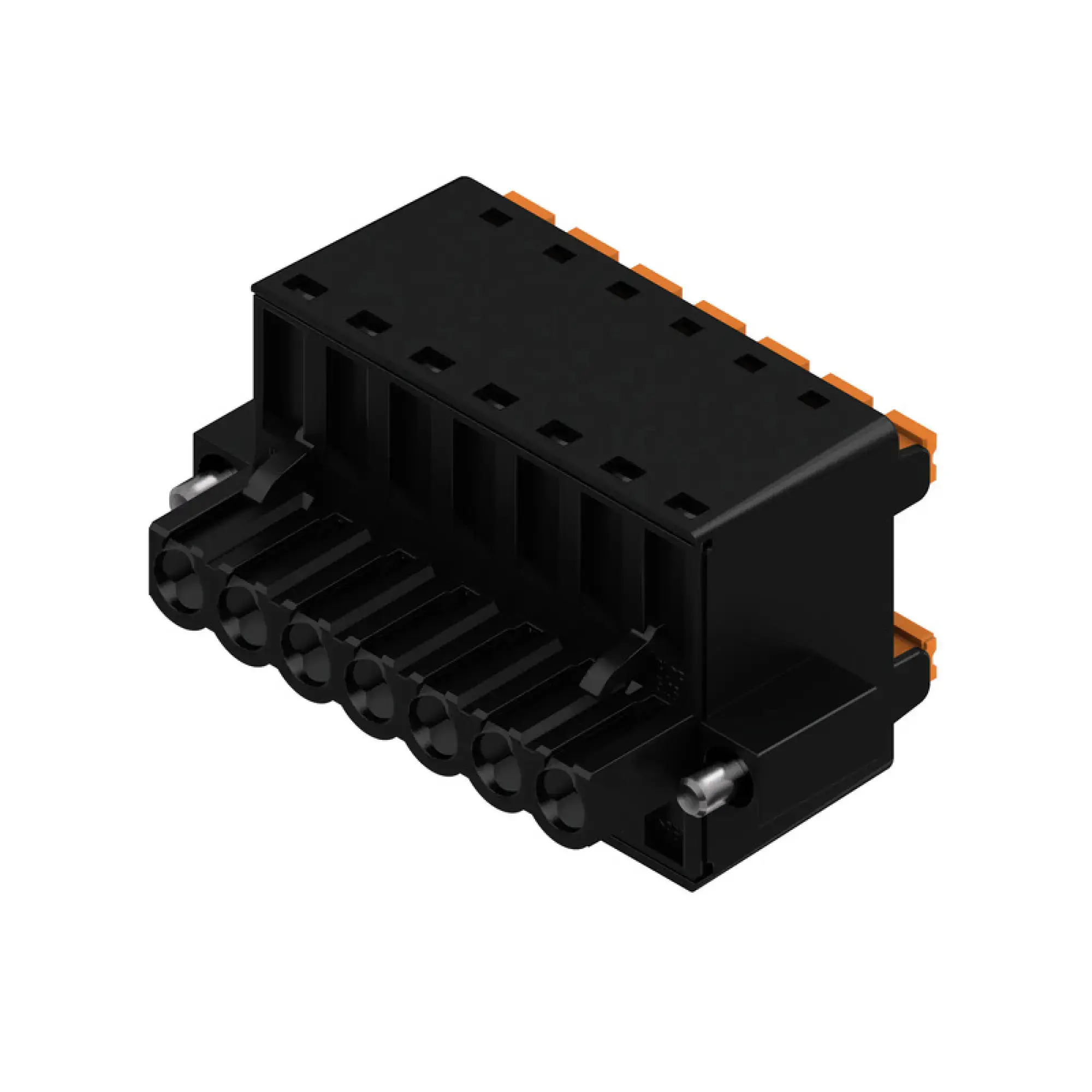 Weidmüller 1000990000 PCB connector (wire connection), 320 V, 20.8 A, Pitch in mm: 5.08, 3.31 mm², Number of poles: 7, PUSH IN with actuator, Box (img_001)
