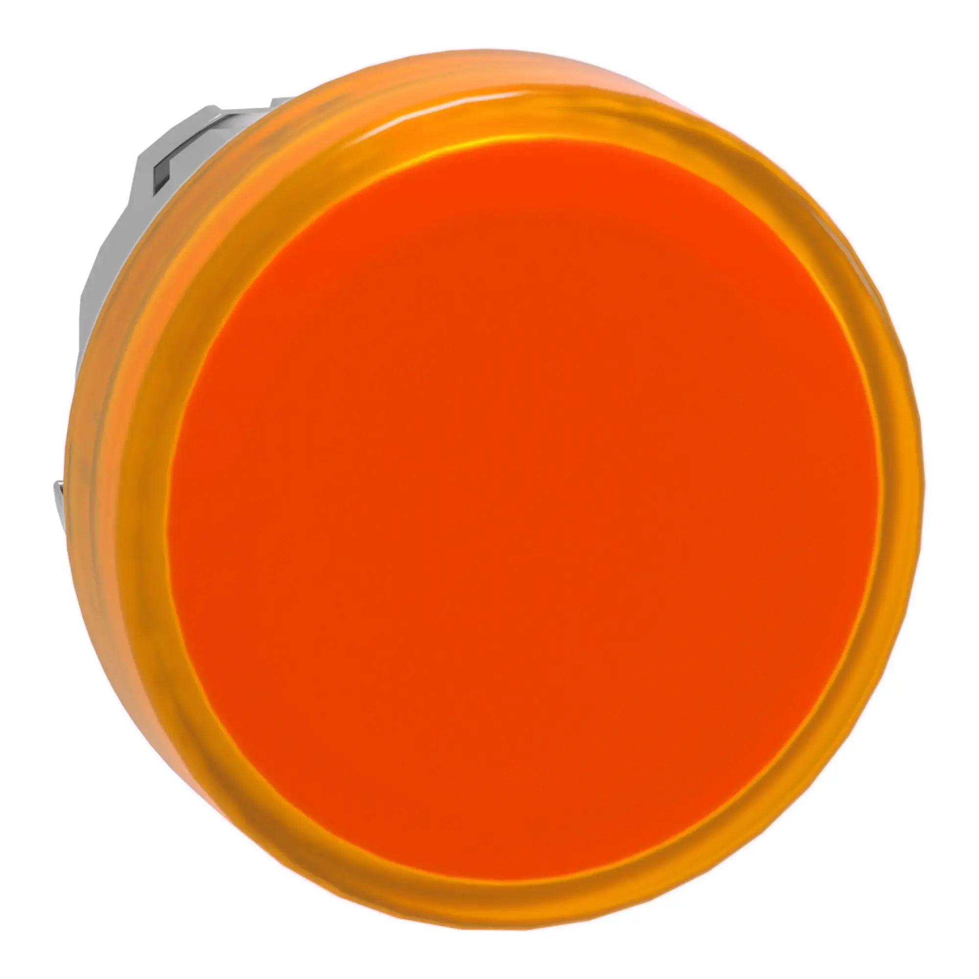 Schneider Electric ZB4BV053 Pilot light, Front element, Harmony XB4, Metal, 22mm, orange, for universal LED, smooth dome (img_010)