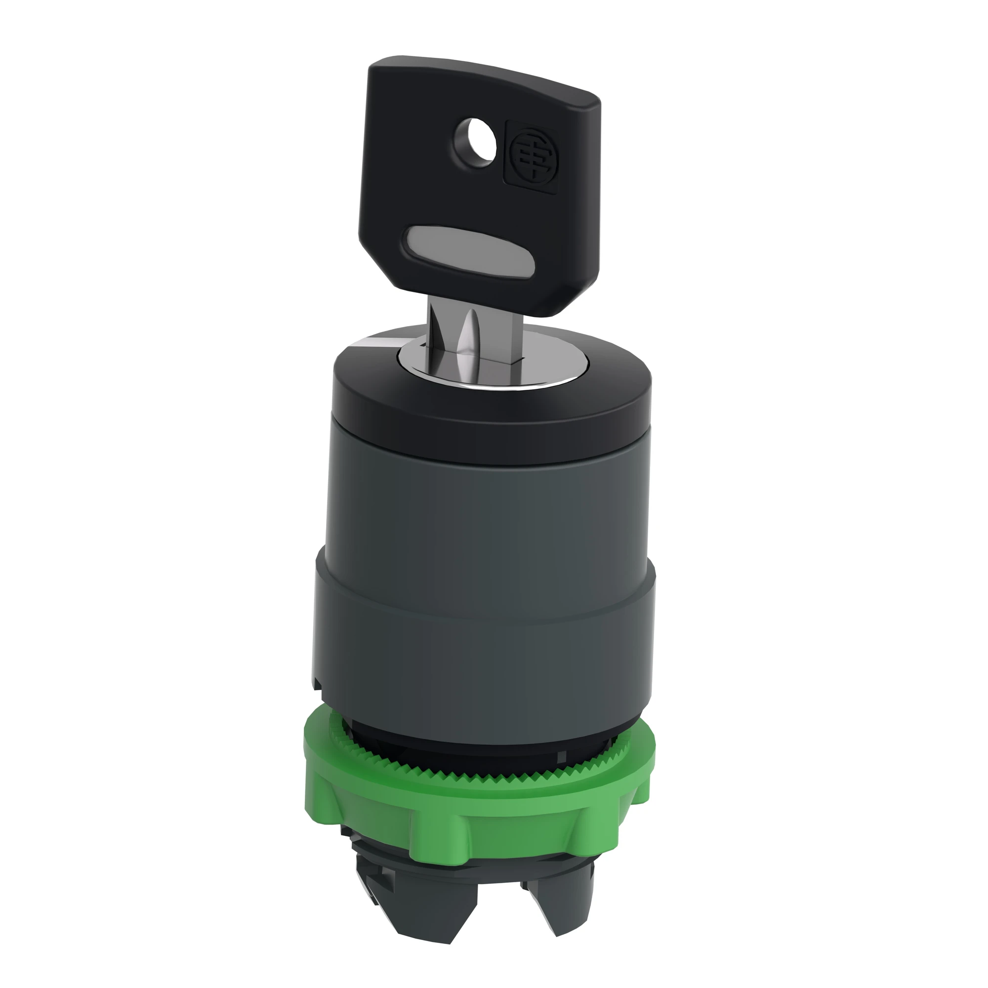Schneider Electric ZB5AG4D Key switch, front element, Harmony XB5, plastic, 22mm, black, 2 positions, latching, DOM 8D1 (img_006)