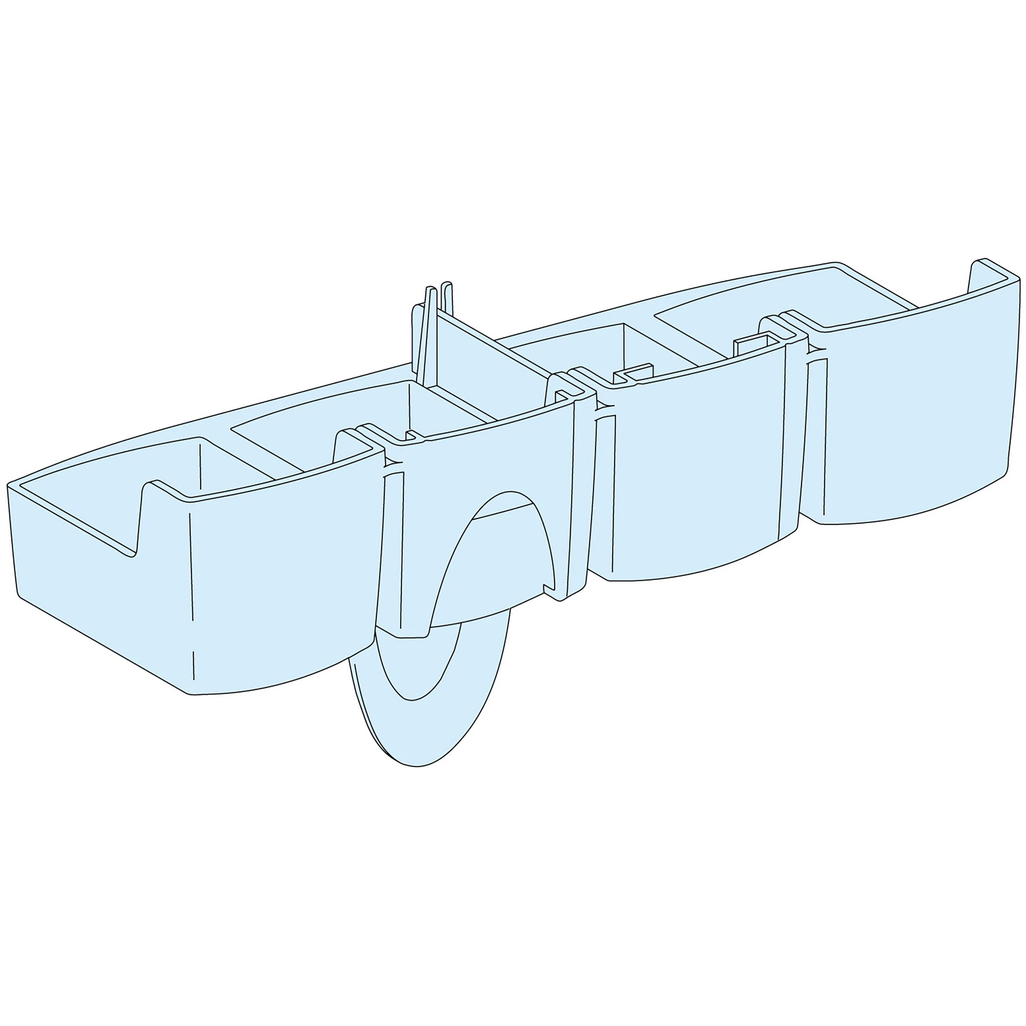 Schneider Electric LVS04809 PrismaSeT-P, Linergy FC, Cover, for connection terminals of the Linergy FC feed unit for ComPacT NSX100-250 3-4 poles (img_001) Schneider Electric LVS04809 PrismaSeT-P, Linergy FC, Cover, for connection terminals of the Linergy FC feed unit for ComPacT NSX100-250 3-4 poles (img_001)
