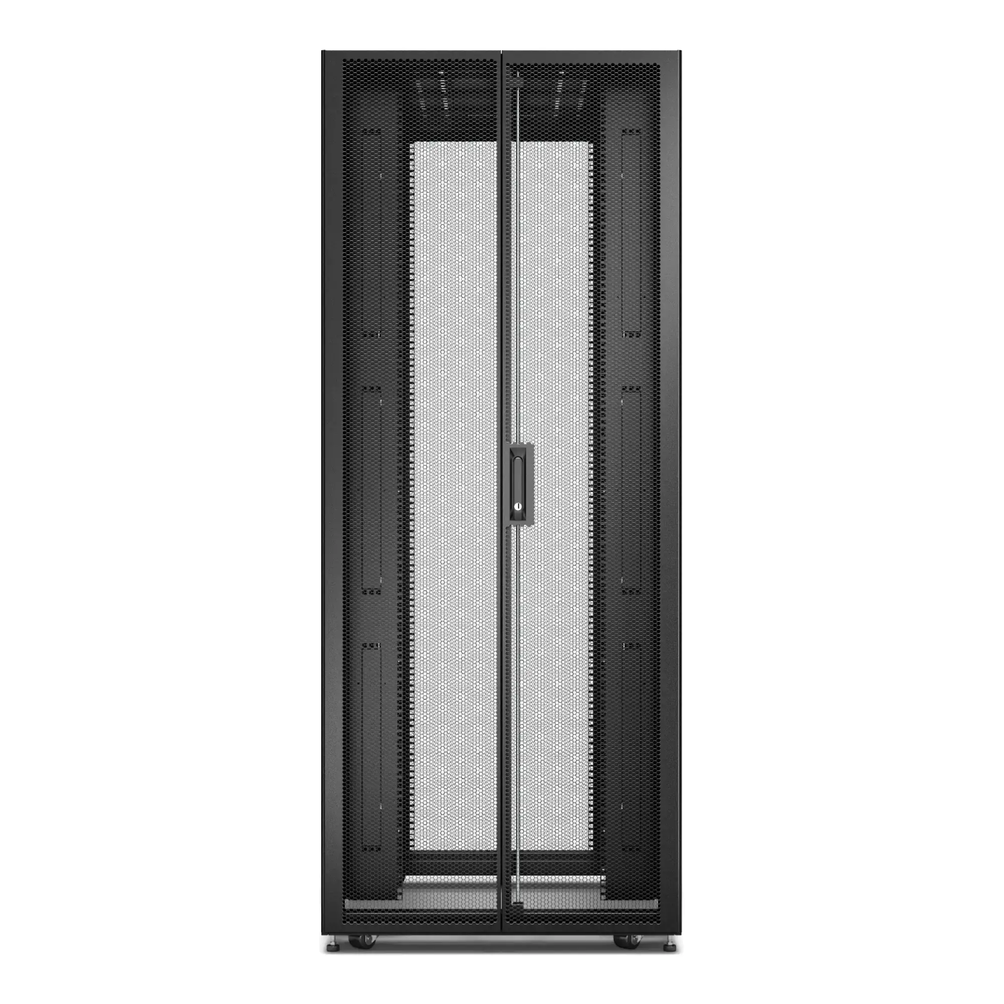 APC ER8220 Easy Rack 800mm/42HE/1200mm mit Dach, Rollen, Füßen und 4 Halterungen, ohne Seitenteile, Boden, schwarz (img_001) APC ER8220 Easy Rack 800mm/42HE/1200mm mit Dach, Rollen, Füßen und 4 Halterungen, ohne Seitenteile, Boden, schwarz (img_001)