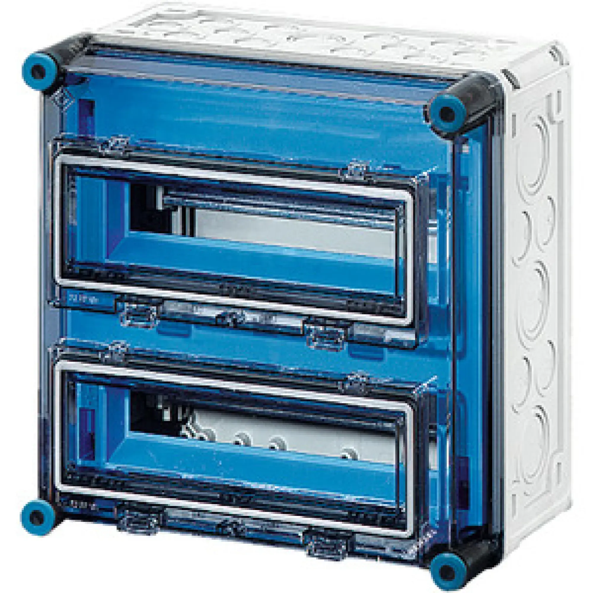 Hensel 2000616 Mi-Automatengehäuse, 24 TE, mit 2 Klappdeckeln, o. PE- und N-Klemmen Mi 1227 (img_002) Hensel 2000616 Mi-Automatengehäuse, 24 TE, mit 2 Klappdeckeln, o. PE- und N-Klemmen Mi 1227 (img_002)