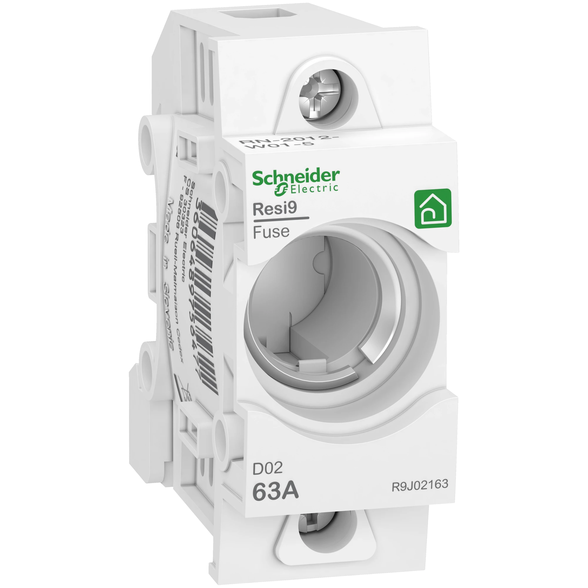Schneider Electric R9J02163 Neozed fuse base D02, 1P, 63A, 400V, DIN rail (img_001) Schneider Electric R9J02163 Neozed fuse base D02, 1P, 63A, 400V, DIN rail (img_001)