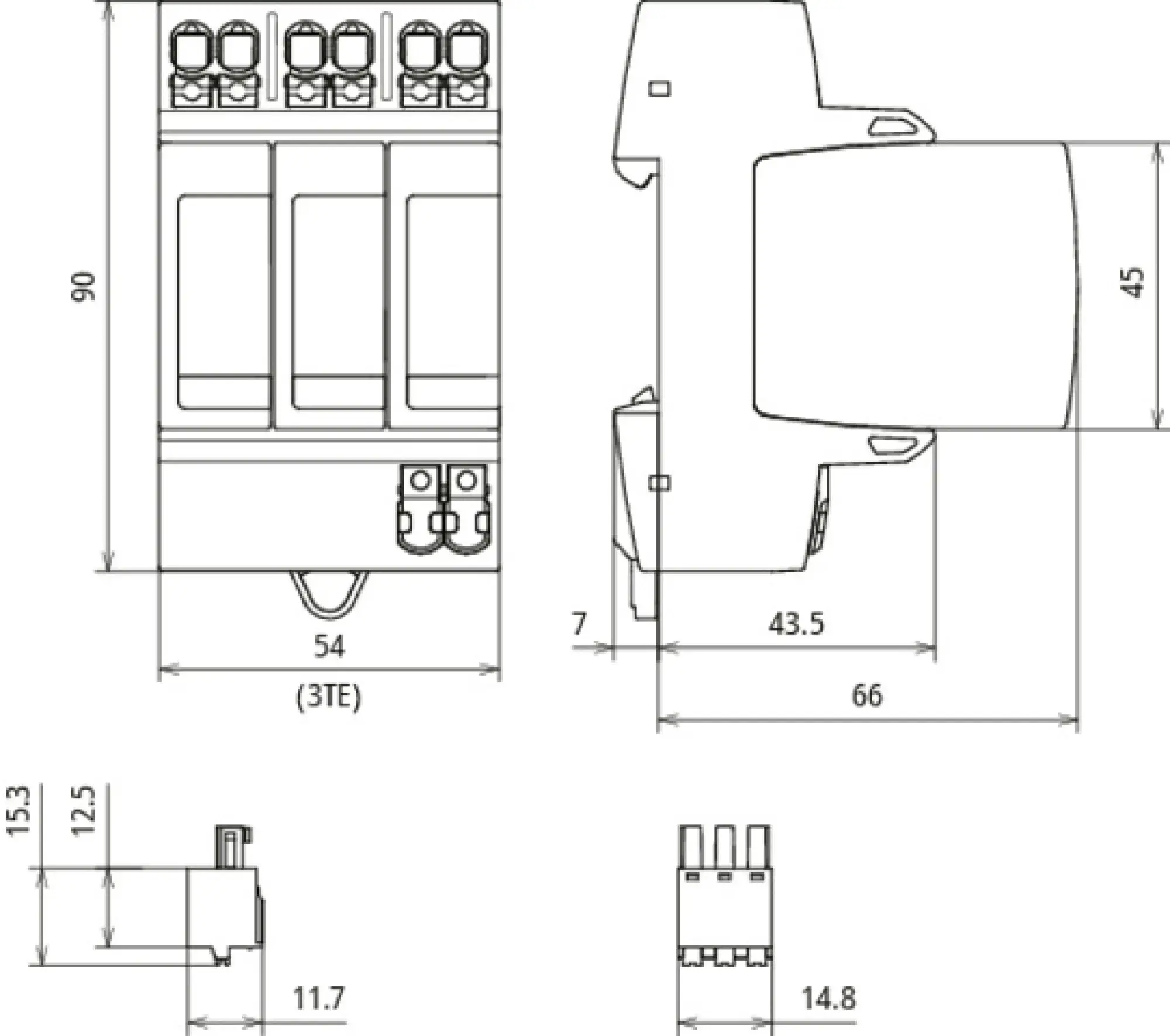 Dehn 942567 Type 2 surge arrester DEHNguard MP multi-pole f. PV systems to 1500V DC (img_002) Dehn 942567 Type 2 surge arrester DEHNguard MP multi-pole f. PV systems to 1500V DC (img_002)