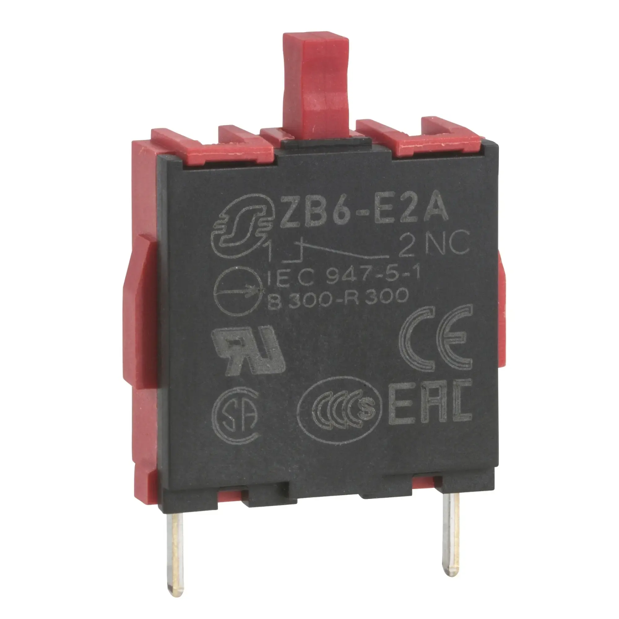 Schneider Electric ZB6E1A Auxiliary contact block, ZB6 Ø 16, 1S silver alloy (img_002)
