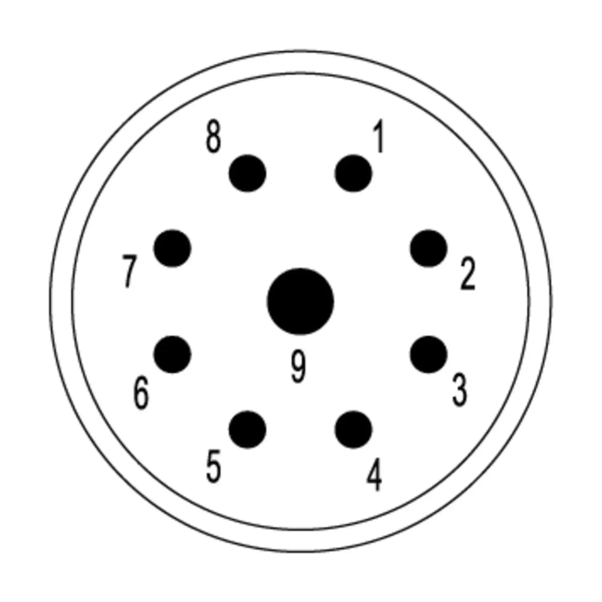 Weidmüller 1170050000 contact insert (circular connector), Plug-in connector, Pin, 9-pole, Crimp connection, M23, Number of poles: 9, Coding: none (img_001) Weidmüller 1170050000 contact insert (circular connector), Plug-in connector, Pin, 9-pole, Crimp connection, M23, Number of poles: 9, Coding: none (img_001)