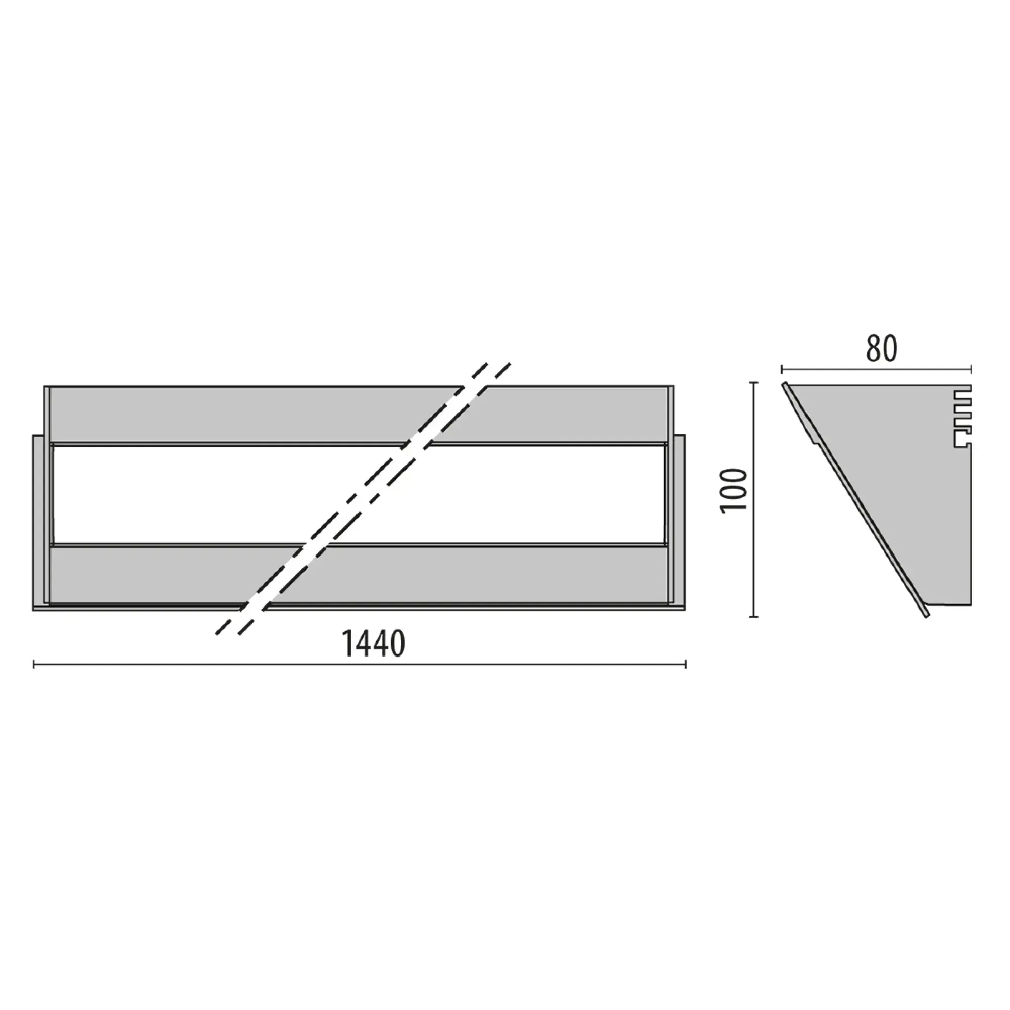 Performance iN Lighting 304958 LED-Lineare Anbauleuchte 3000K 60W statisch elypsenförmige Optik 304958 (img_002)