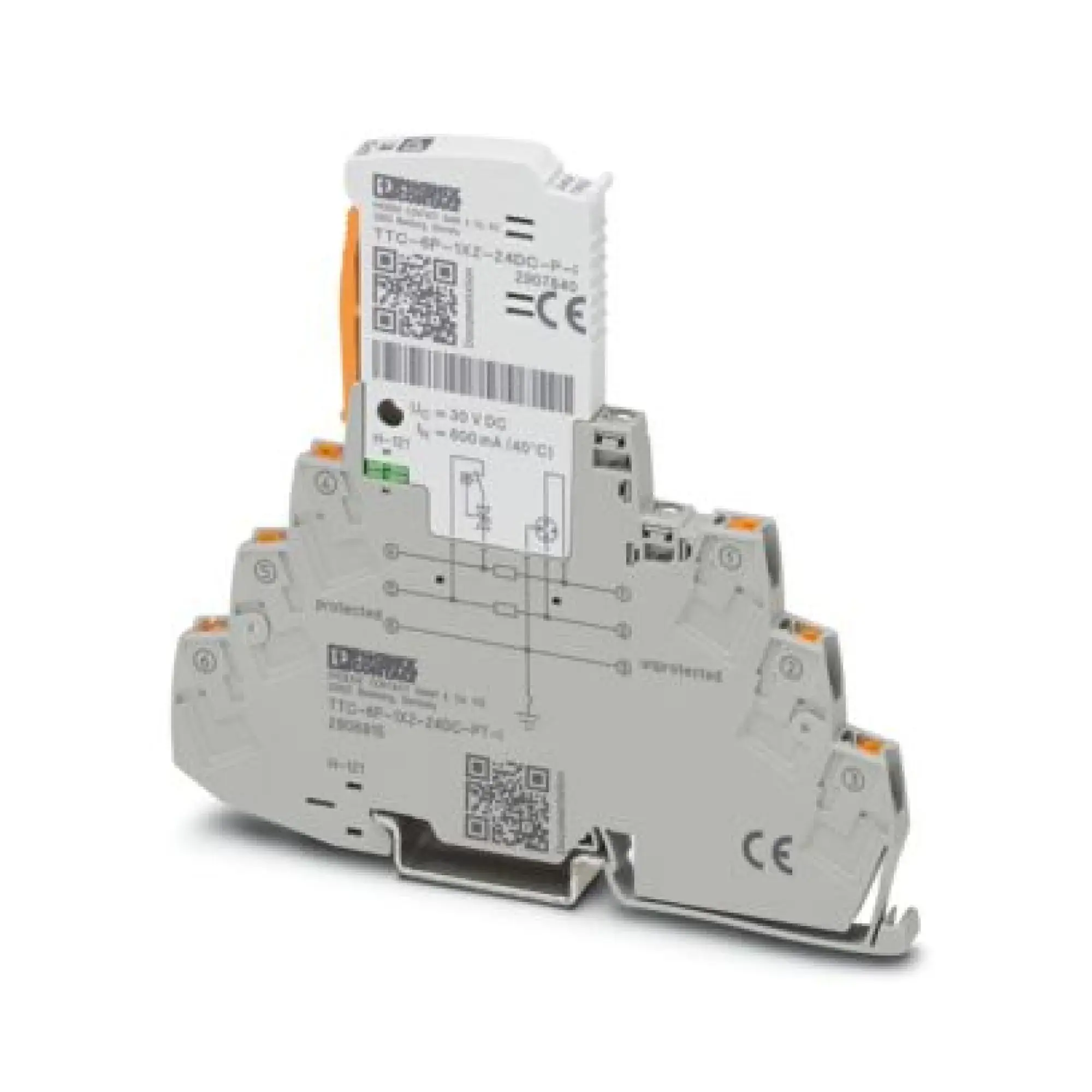 Phoenix Contact 2906815 Surge protection device TTC-6P-1X2-24DC-PT-I (img_001)